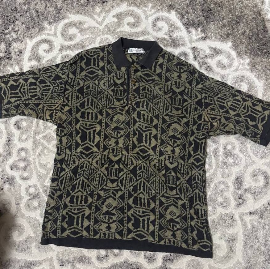 Charles Jourdan Vintage Charles Jourdan Monsieur Knitted Polo Shirt Size US XL / EU 56 / 4 - 9 Thumbnail