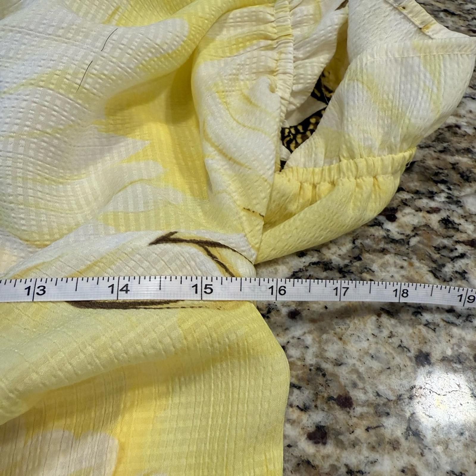 H&M H&M crop top yellow floral ruffled SZ M Size M / US 6-8 / IT 42-44 - 9 Thumbnail