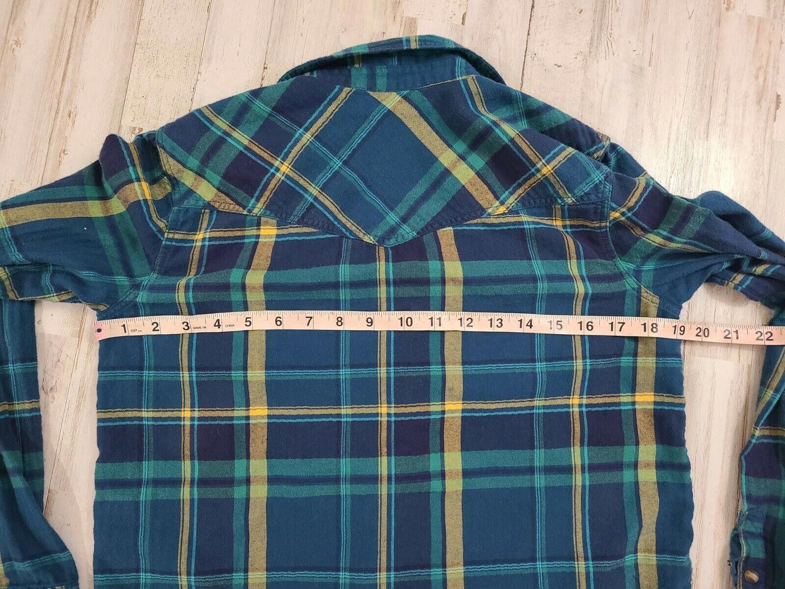 American Eagle Outfitters Anerican Eagle Plaid Shirt Womens Button Down Boyfriend Fit Size M / US 6-8 / IT 42-44 - 5 Thumbnail