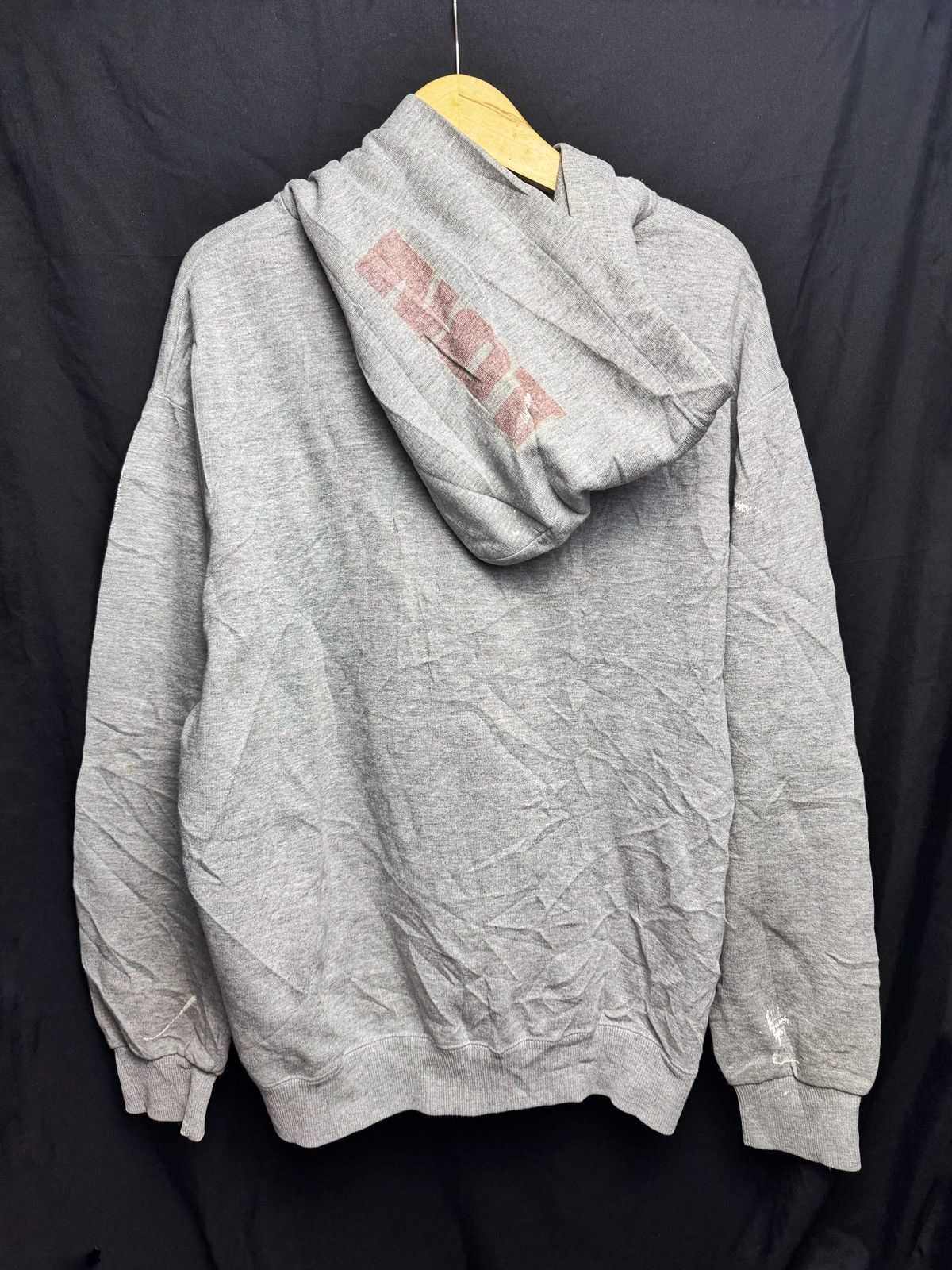 Hysteric Glamour × Japanese Brand × Vintage Japanese Trashed NOT Hoodie Hysteric Styled Size US L / EU 52-54 / 3 - 4 Thumbnail