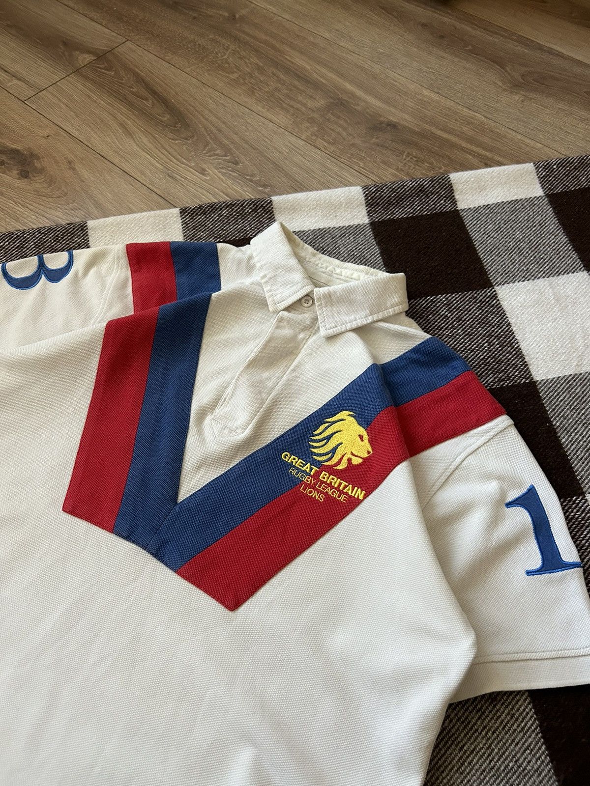 New England Outerwear Vintage Great Britain Rugby League Lions jersey mens Size US M / EU 48-50 / 2 - 2 Thumbnail