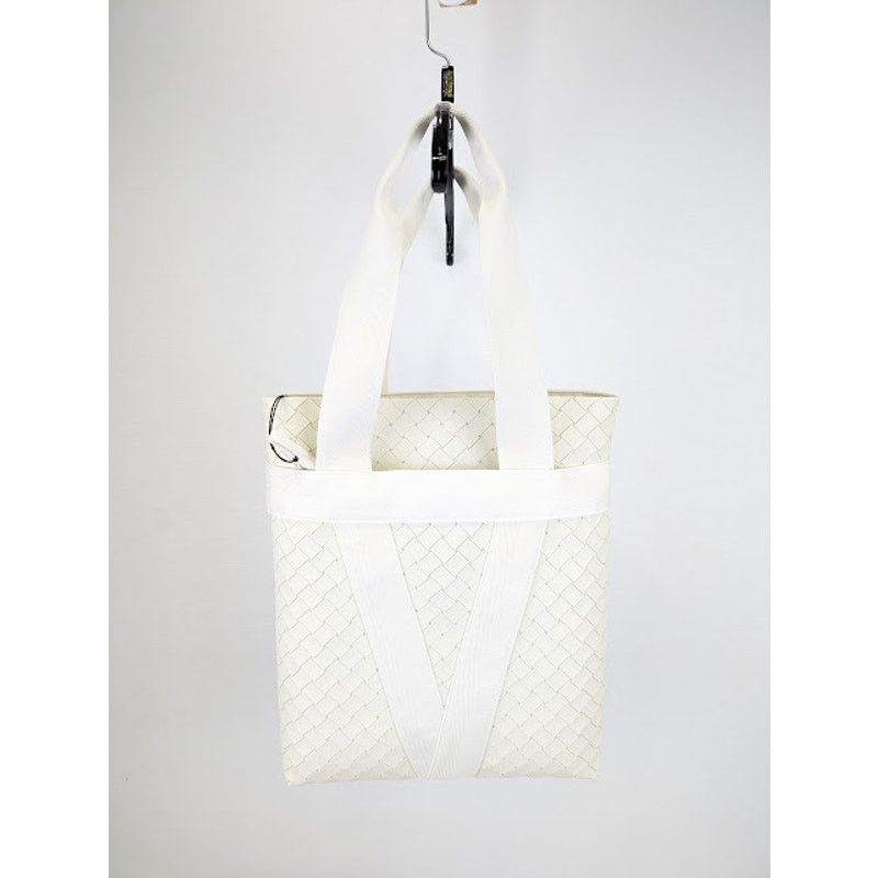 Bottega Veneta o1rshd1 Size: OS / Soft Rubber Borsa Bag in White/Chalk Size ONE SIZE - 1 Thumbnail