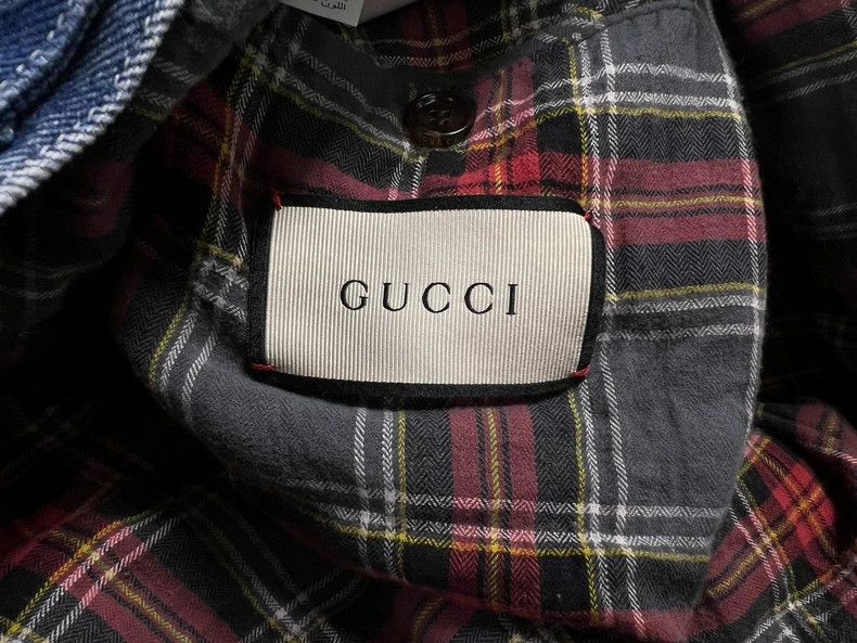 Gucci Gucci Rhinestone retro logo denim cotton jacket 2503-Nextar Size US S / EU 44-46 / 1 - 5 Thumbnail