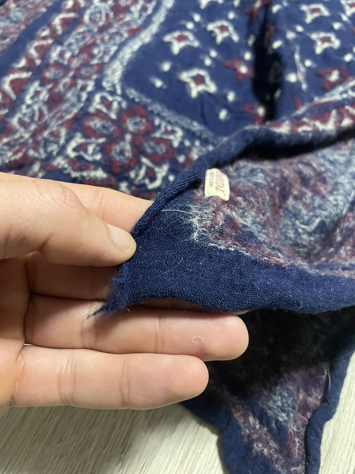 Kapital Archive Kapital Fulling Wool HAPPY Scarf Big Mama Size ONE SIZE - 14 Thumbnail