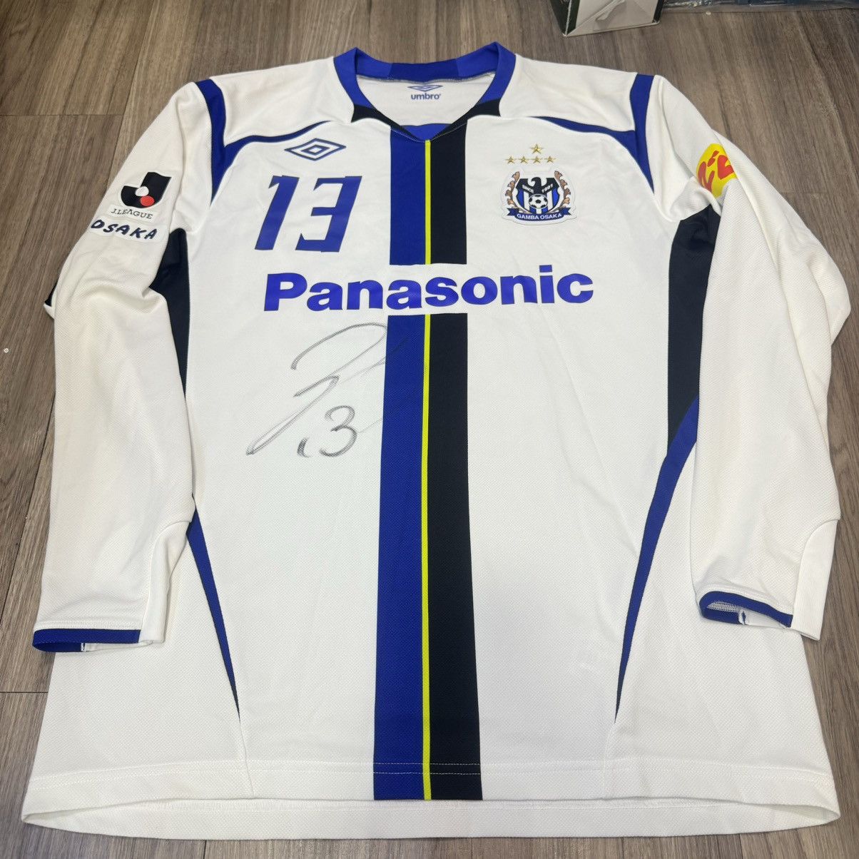 Umbro Osaka Gamba 11/12 Longsleeves away shirt #13 Terada Size US L / EU 52-54 / 3 - 1 Thumbnail