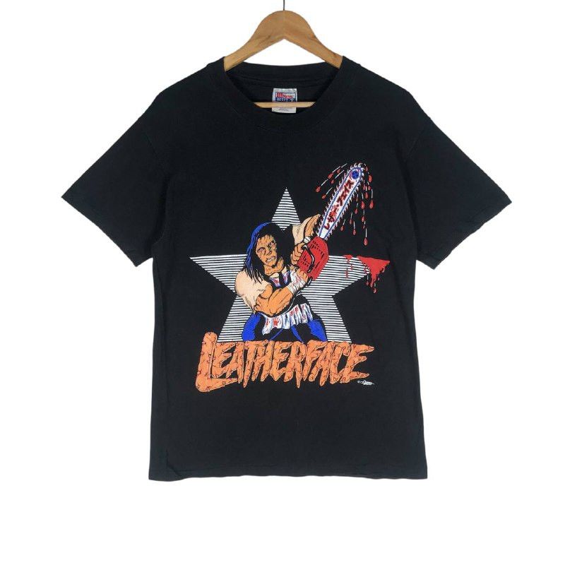 Vintage Rare!!! Vintage Leatherface Gusty Japan Men T-Shirt Size US M / EU 48-50 / 2 - 1 Thumbnail
