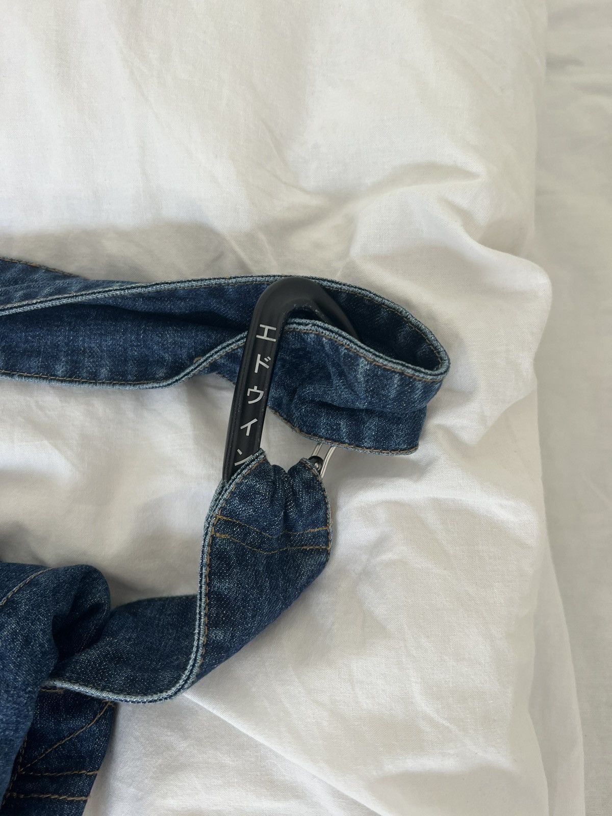 Our Legacy Our Legacy Sling Bag Shoulder bag messenger Mid wash Denim Size ONE SIZE - 9 Thumbnail