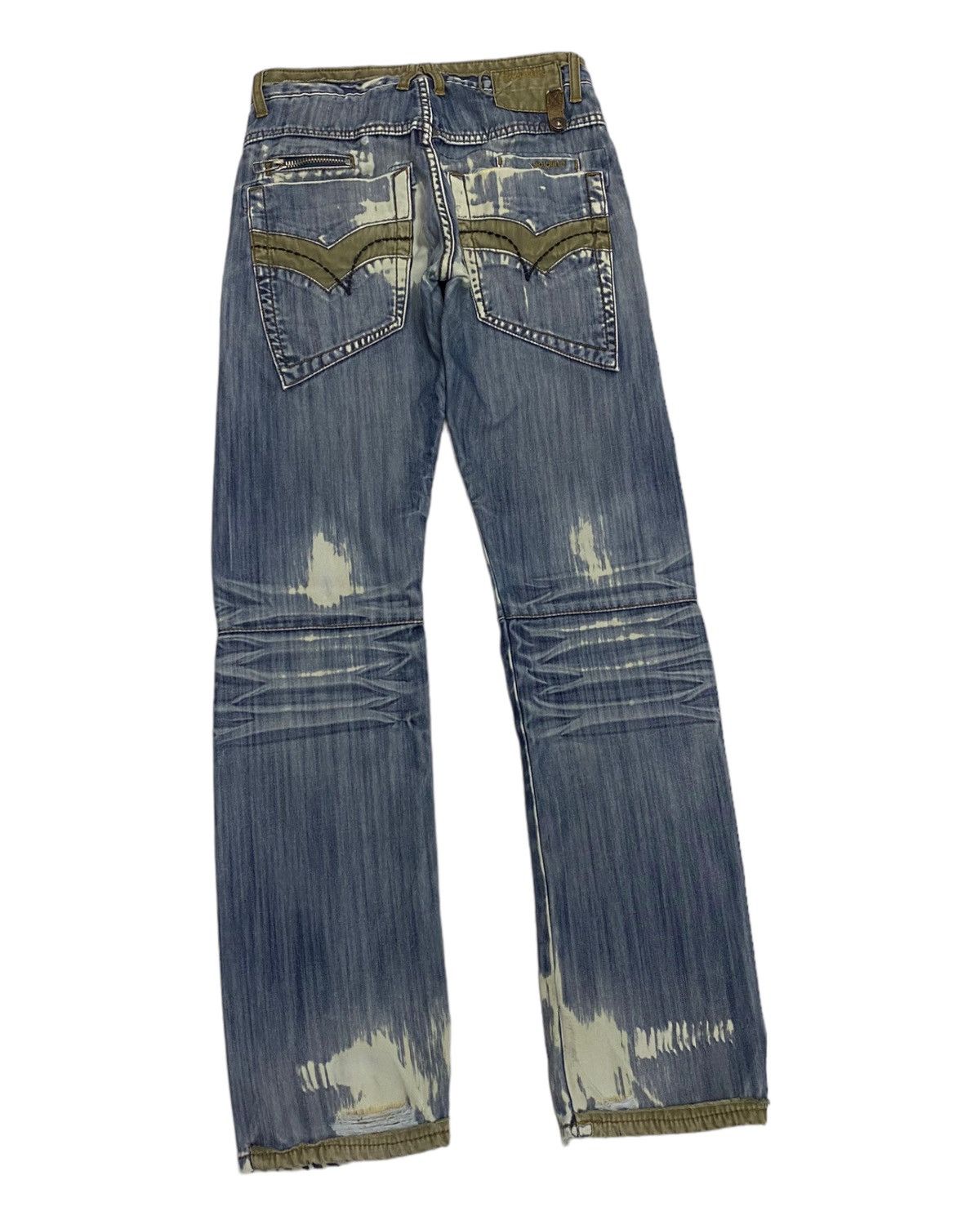 Kapital SICK🔥GOLDLINE DISTRESSED DENIM RARE UNDERCOVER STYLE DESIGN Size US 29 - 8 Thumbnail