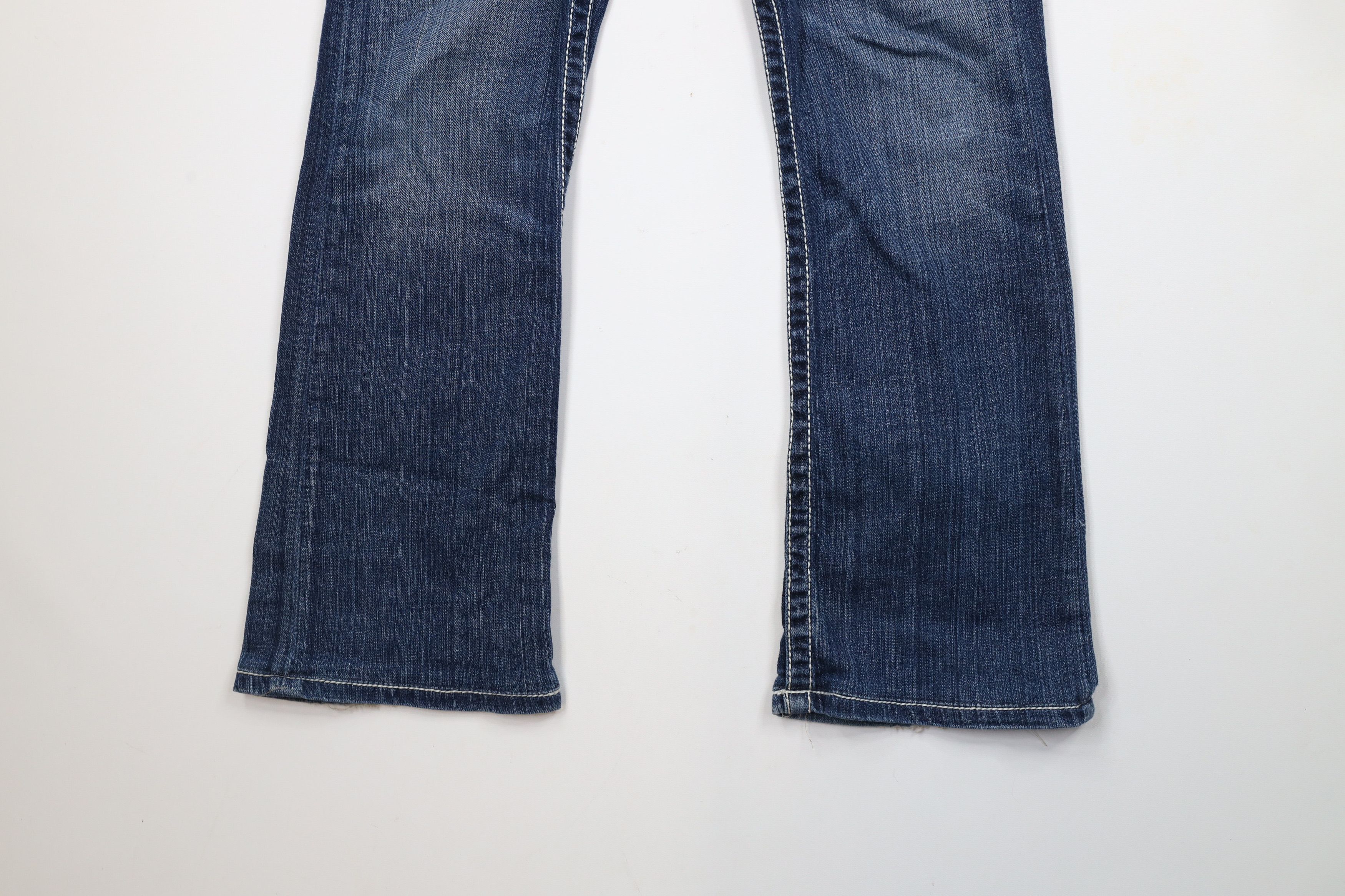 Vintage Buckle BKE Thick Stitch Culture Bootcut Flared Denim Jeans Size 25" / US 0 / IT 36 - 4 Thumbnail