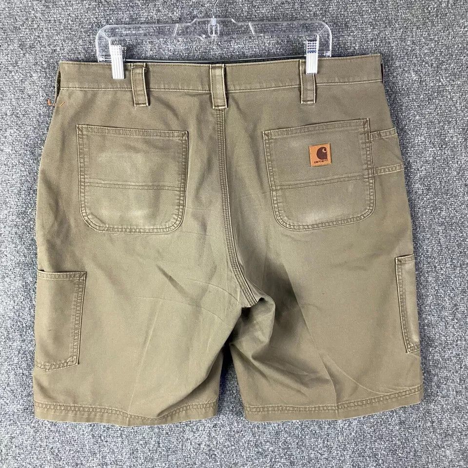 Carhartt Carhartt Carhartt Shorts Men's 38 Green Distressed Slash Size US 38 / EU 54 - 6 Thumbnail