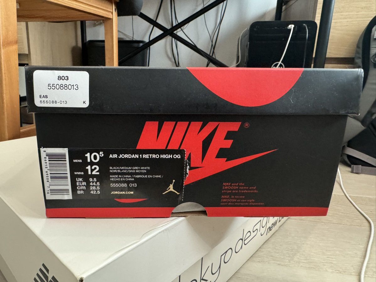 Jordan Brand Air jordan 1 retro high og shadow Size US 10.5 / EU 43-44 - 8 Thumbnail