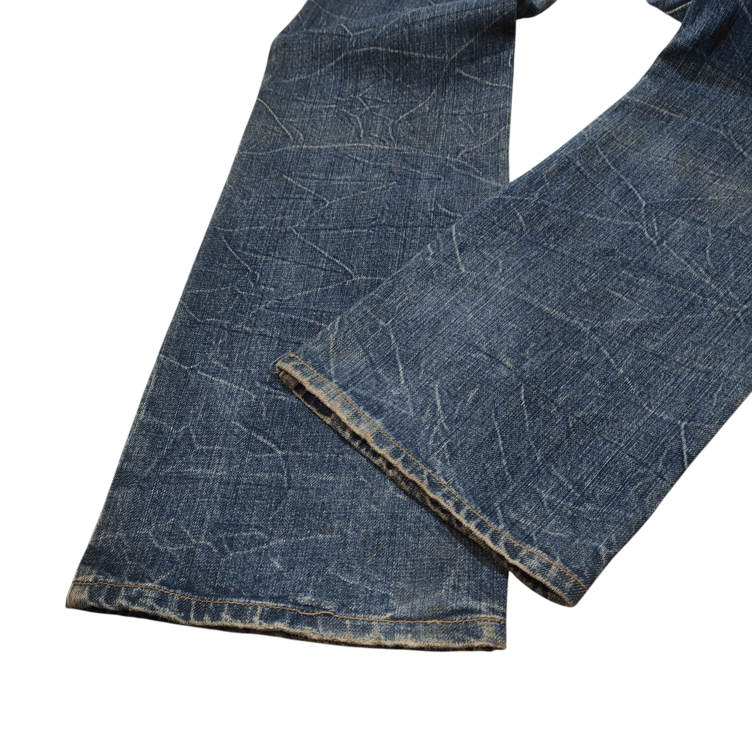Tornado Mart Beach Sound Flare Jeans Snake Skin - 2000s Style if6w9 Size US 32 / EU 48 - 6 Thumbnail