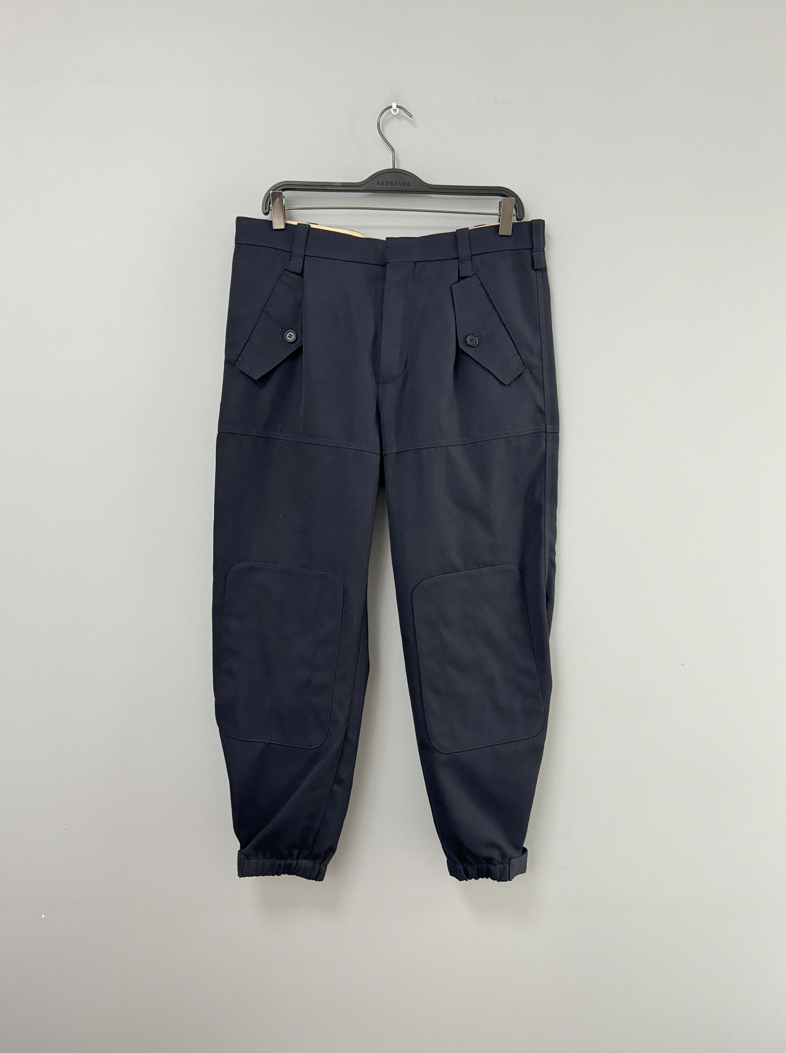 Chloe Chloe High Waisted Cargo Trousers Pants Iconic Navy Size 42 Size 28" / US 6 / IT 42 - 1 Thumbnail