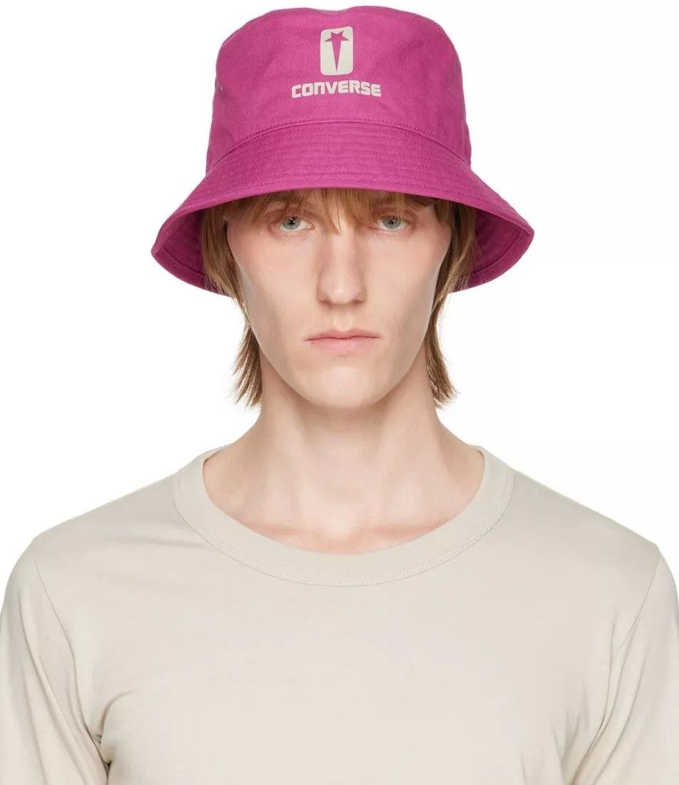 Rick Owens Drkshdw RICK OWENS DRKSHDW x Converse Cotton Bucket Hat (S/M) Size ONE SIZE - 2 Thumbnail