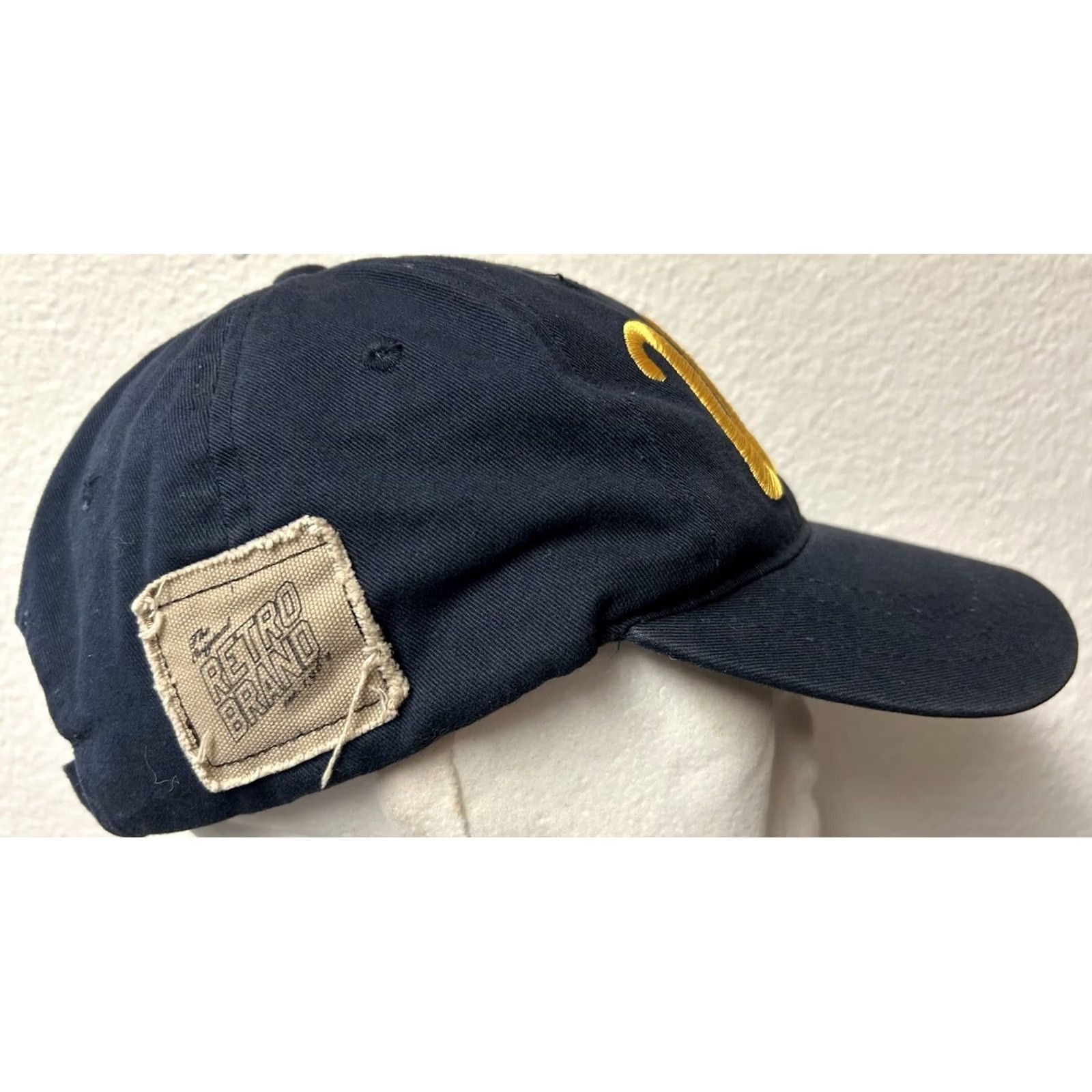 Vintage Retro Brand UCLA Bruins John R Wooden JRW Pyramid Adjustable Strapback Hat Size ONE SIZE - 3 Thumbnail