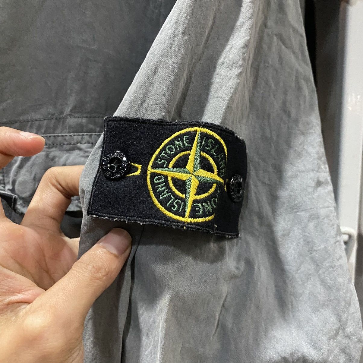 Stone Island ARCHIVE Stone Island A/W 2013 Hooded Button Up Overshirt Size US L / EU 52-54 / 3 - 7 Thumbnail