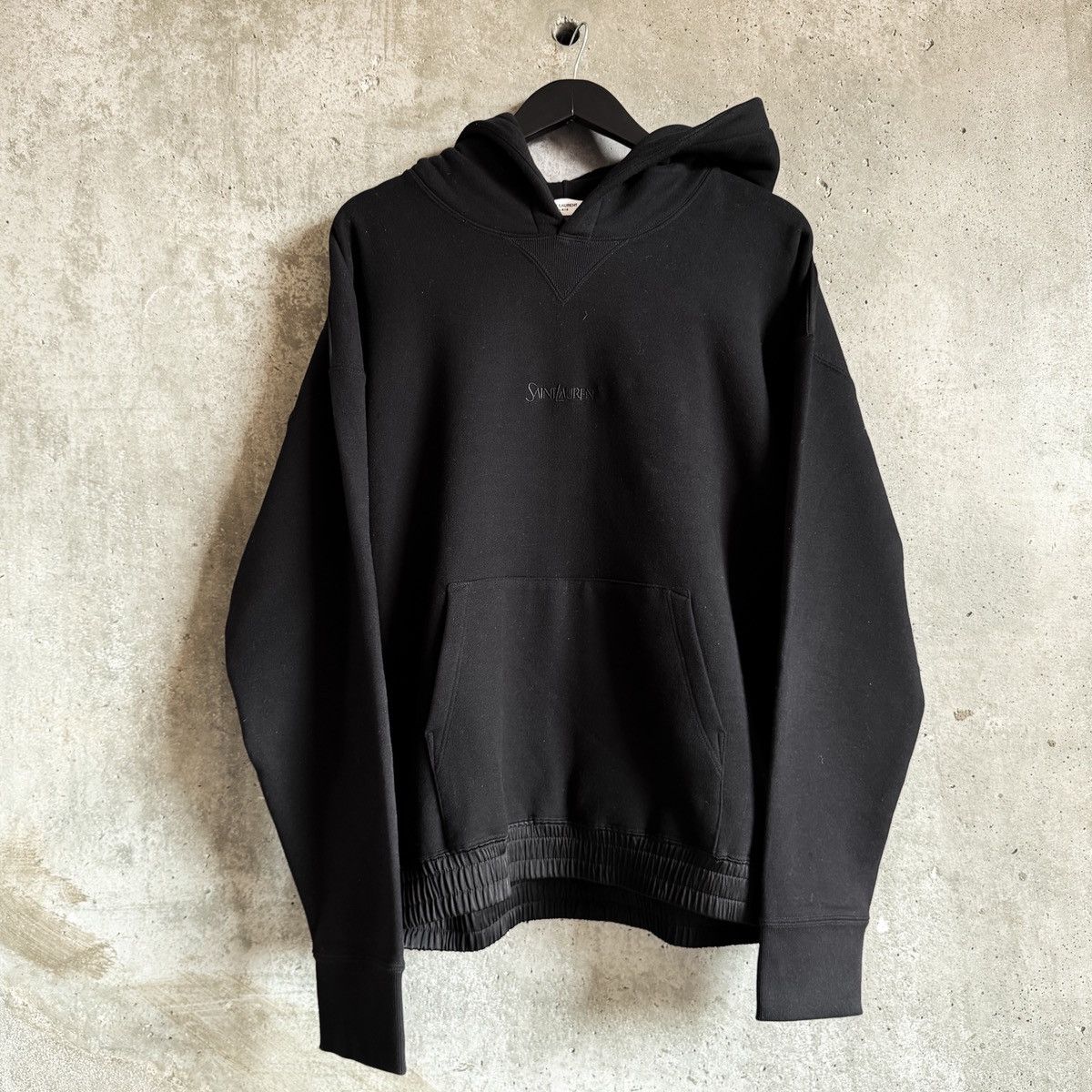 Saint Laurent Paris Saint Laurent Paris Signature logo hoodie
