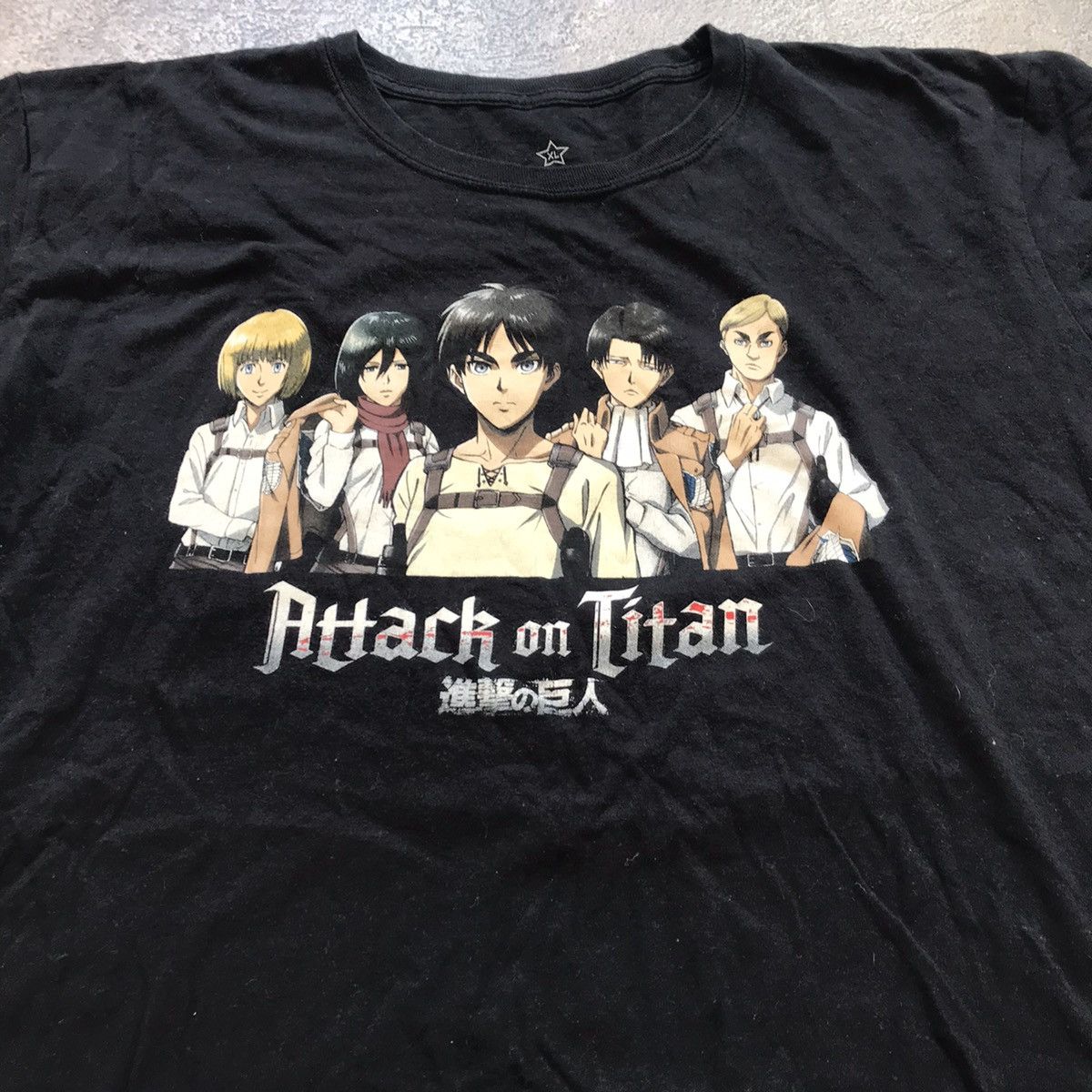 VINTAGE ANIME TEE JAPAN ATTACK ON TITAN NARUTO ANIMA