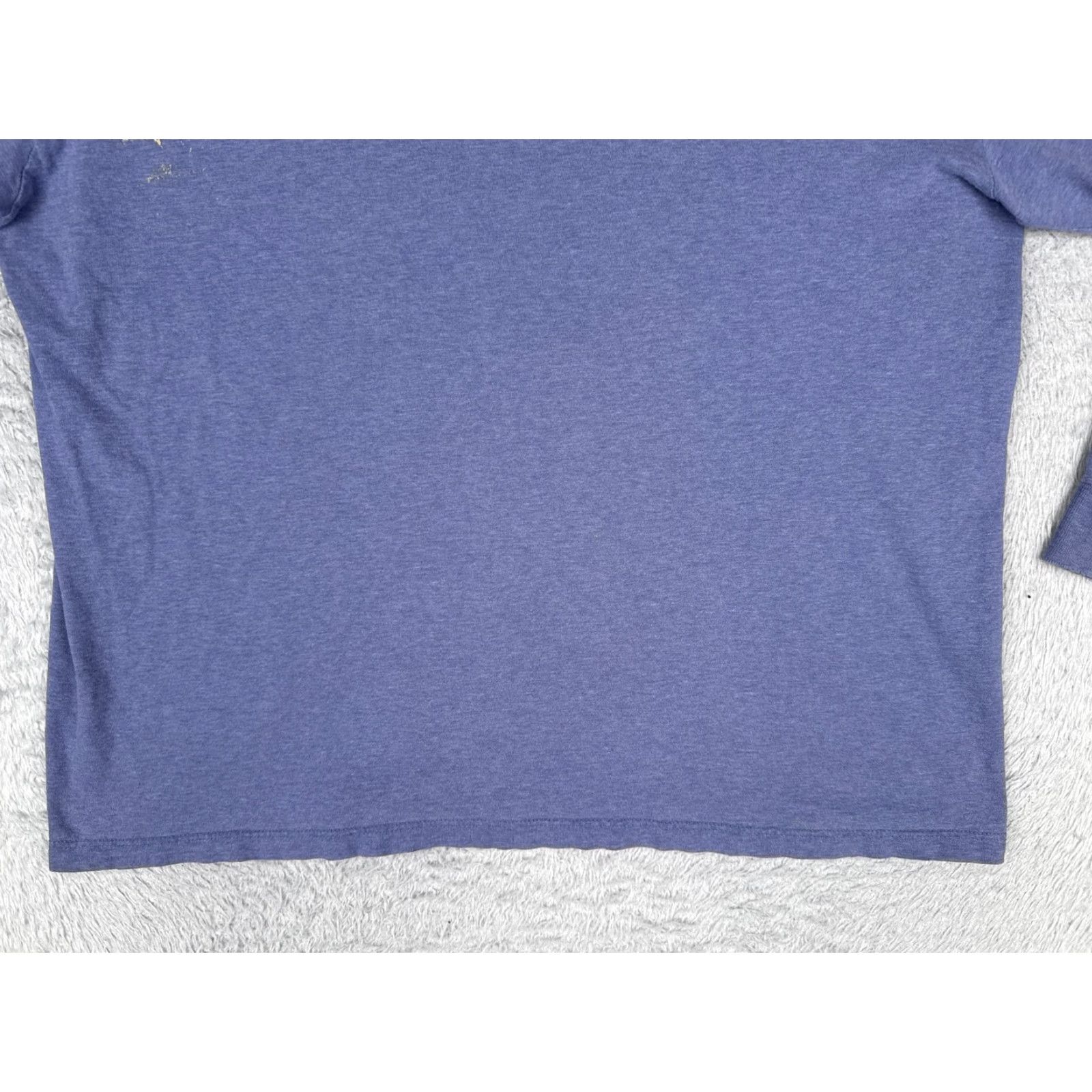 Polo Ralph Lauren Polo Ralph Lauren Shirt Mens 2XL Blue Long Sleeve Cotton Crew Logo Distressed Size US XXL / EU 58 / 5 - 5 Thumbnail