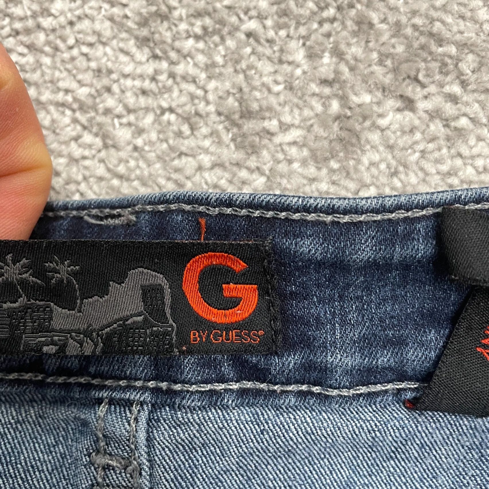 Guess VINTAGE GUESS Women's Skinny Denim Jeans 27 Blue Mid Rise Stretch Casual 90s Lizzy Size 27" / US 4 / IT 40 - 6 Thumbnail