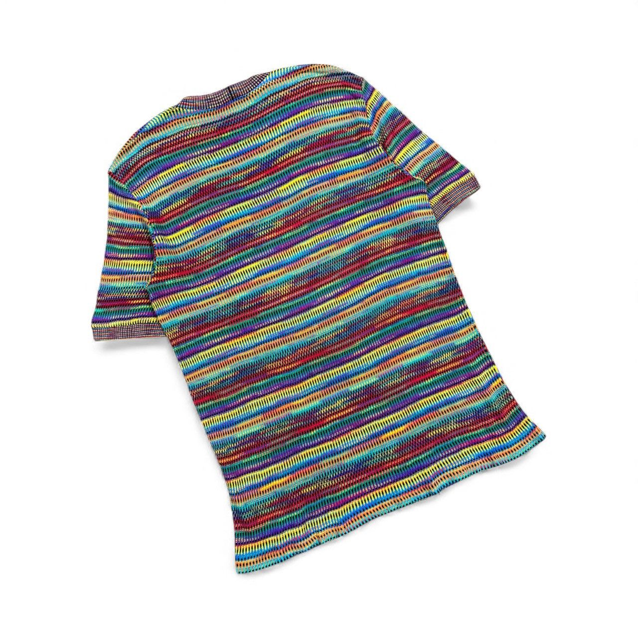 Missoni Vtg🔥Missoni Static Multicolor Knitted Tee Made In Italy Size US M / EU 48-50 / 2 - 12 Thumbnail