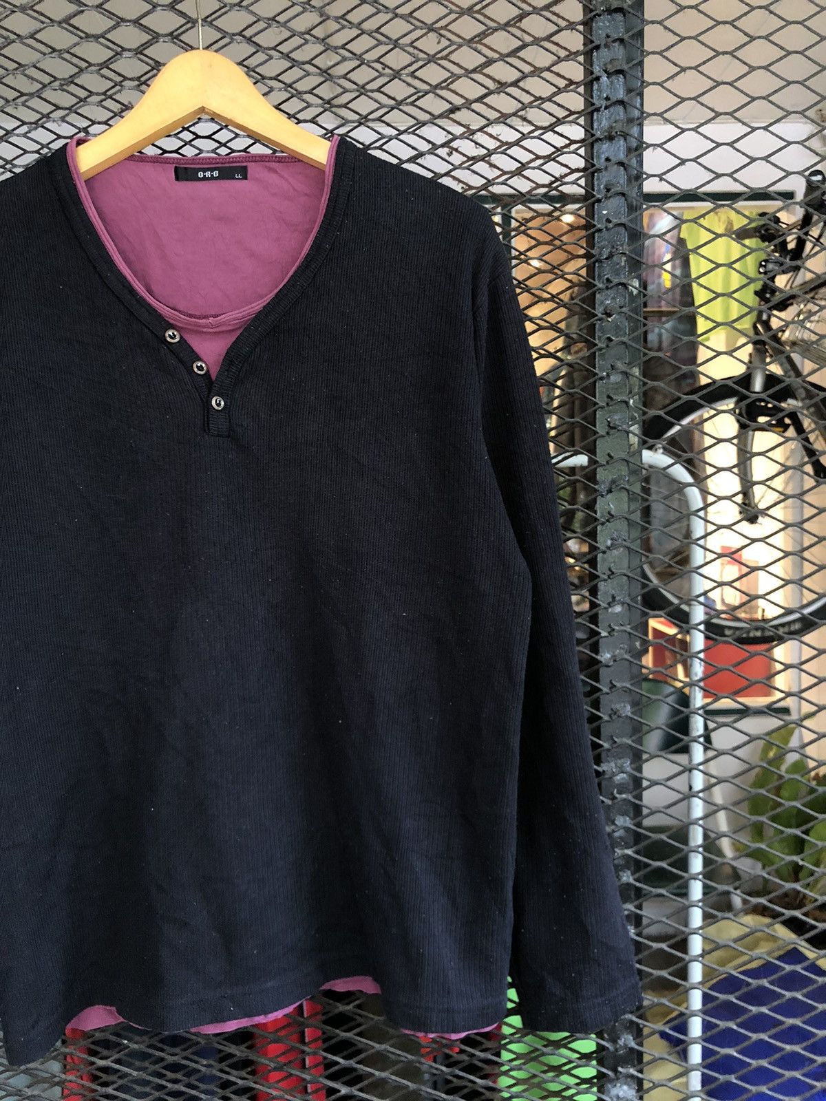 If Six Was Nine × Japanese Brand × Le Grande Bleu (L.G.B.) JAPANESE O.R.G DOUBLE LAYER LONGSLEEVE LGBSTYLE Size US L / EU 52-54 / 3 - 2 Thumbnail