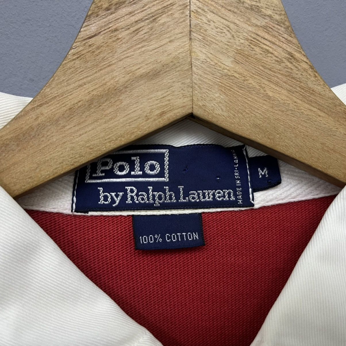 Polo Ralph Lauren Distressed Vintage 90s Polo Ralph Lauren Rugby Shirt Size US L / EU 52-54 / 3 - 6 Thumbnail