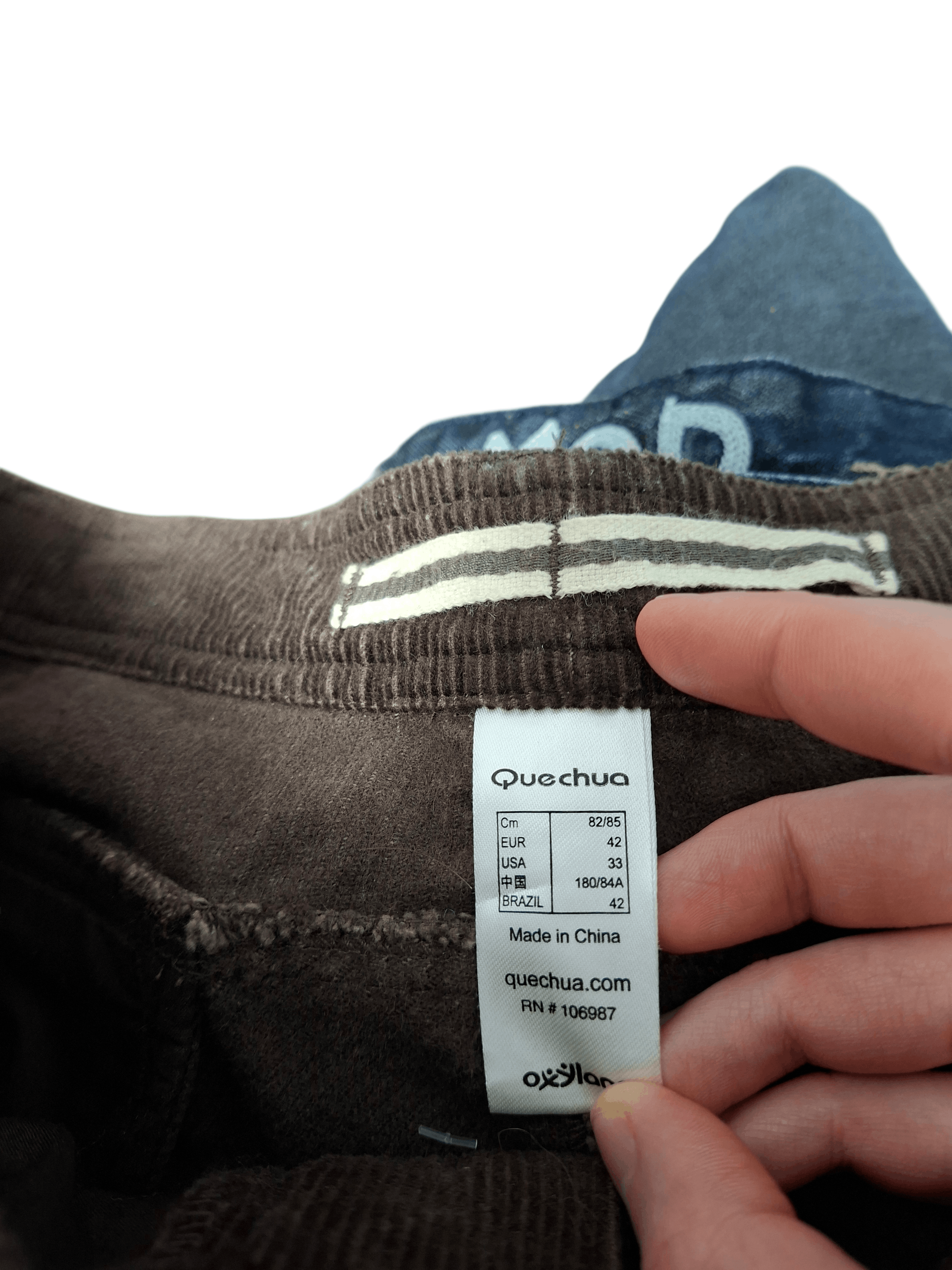 Other QUECHUA VINTAGE CORDUROY SK8 CARGO PANTS Size US 33 - 5 Thumbnail