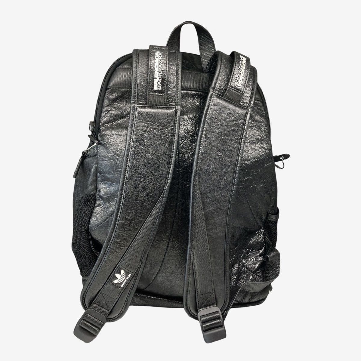 Balenciaga Balenciaga x Adidas Large Leather Backpack Red / Black Size ONE SIZE - 3 Thumbnail