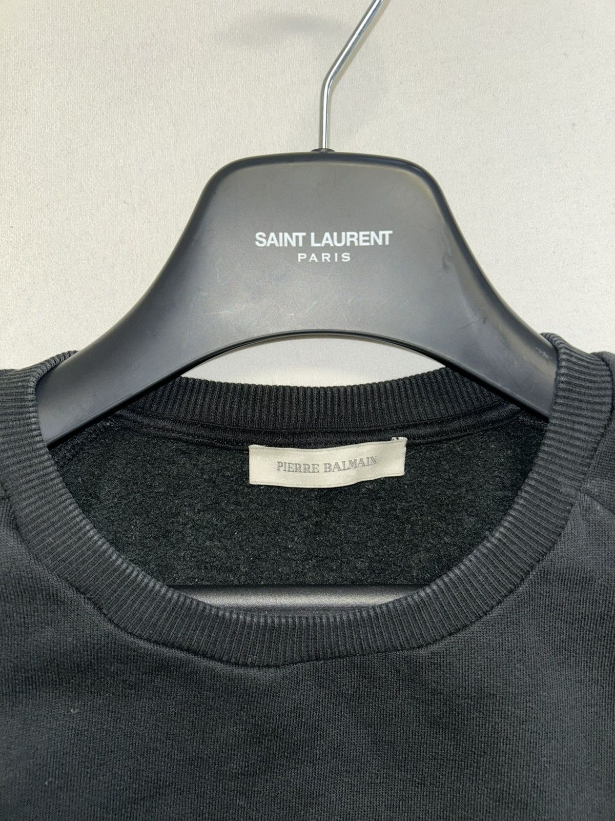 Balmain FW2017 Logo Raglan Crewneck Size US L / EU 52-54 / 3 - 4 Thumbnail