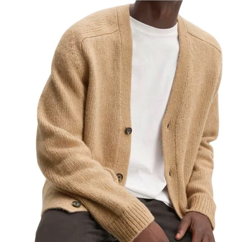 Everlane Everlane Merino Wool Alpaca Brown Cardigan | Size XL Size US XL / EU 56 / 4 - 7 Thumbnail