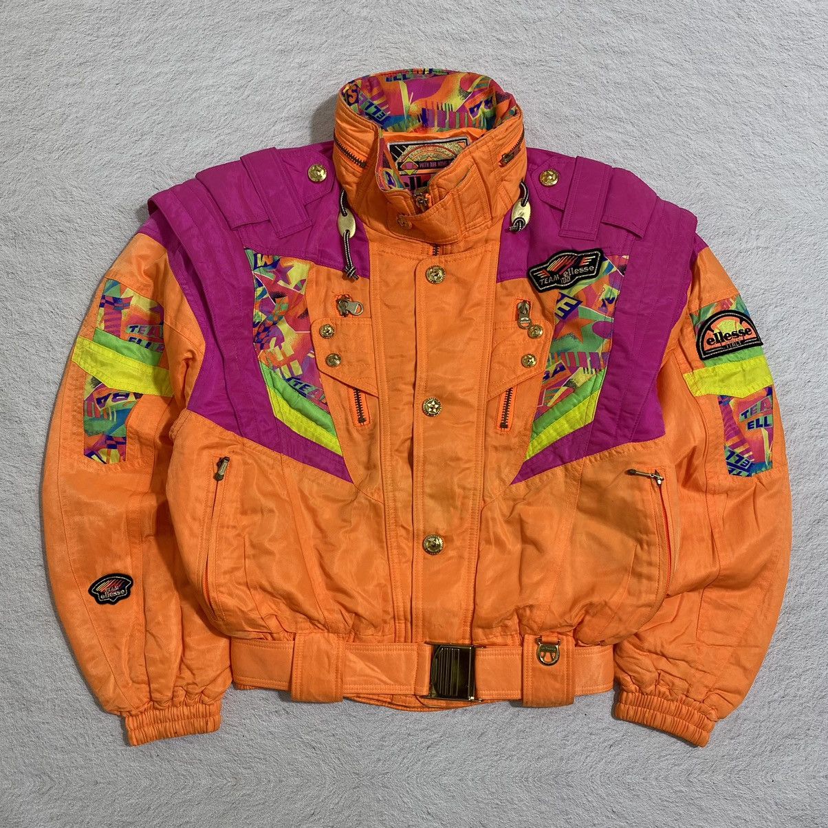 Ellesse × Vintage 🔥SALE🔥 Vintage Ellesse multicolour ski jacket Size US M / EU 48-50 / 2 - 1 Thumbnail