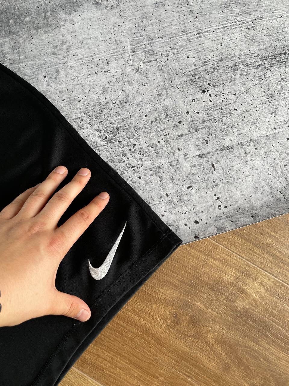 Nike × Vintage Vintage Nike 90’s Y2K Style Drill Black Shorts Size US 32 / EU 48 - 4 Thumbnail