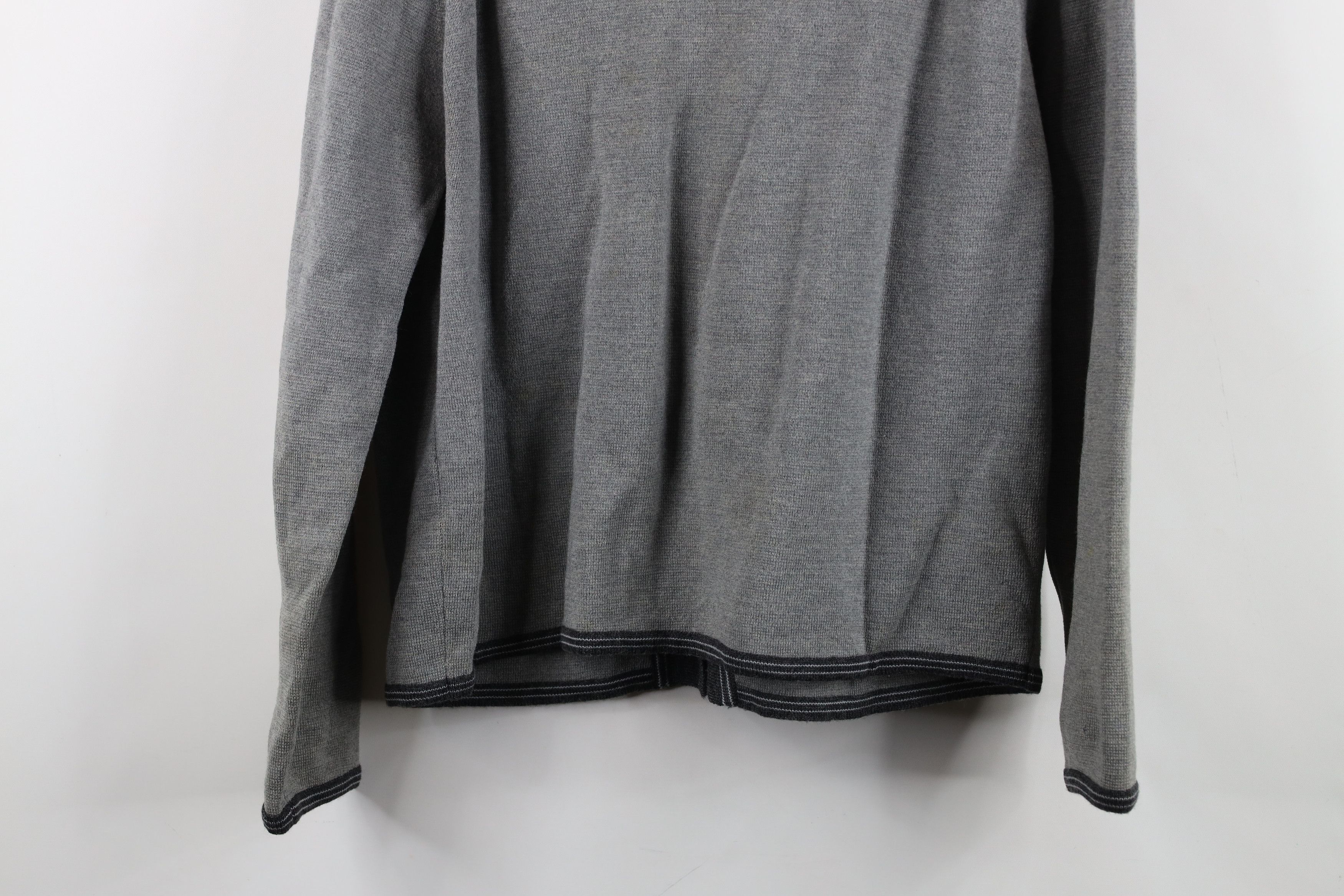 Vintage Vintage 50s Streetwear Wool Knit Cardigan Sweater Gray Size M / US 6-8 / IT 42-44 - 14 Thumbnail