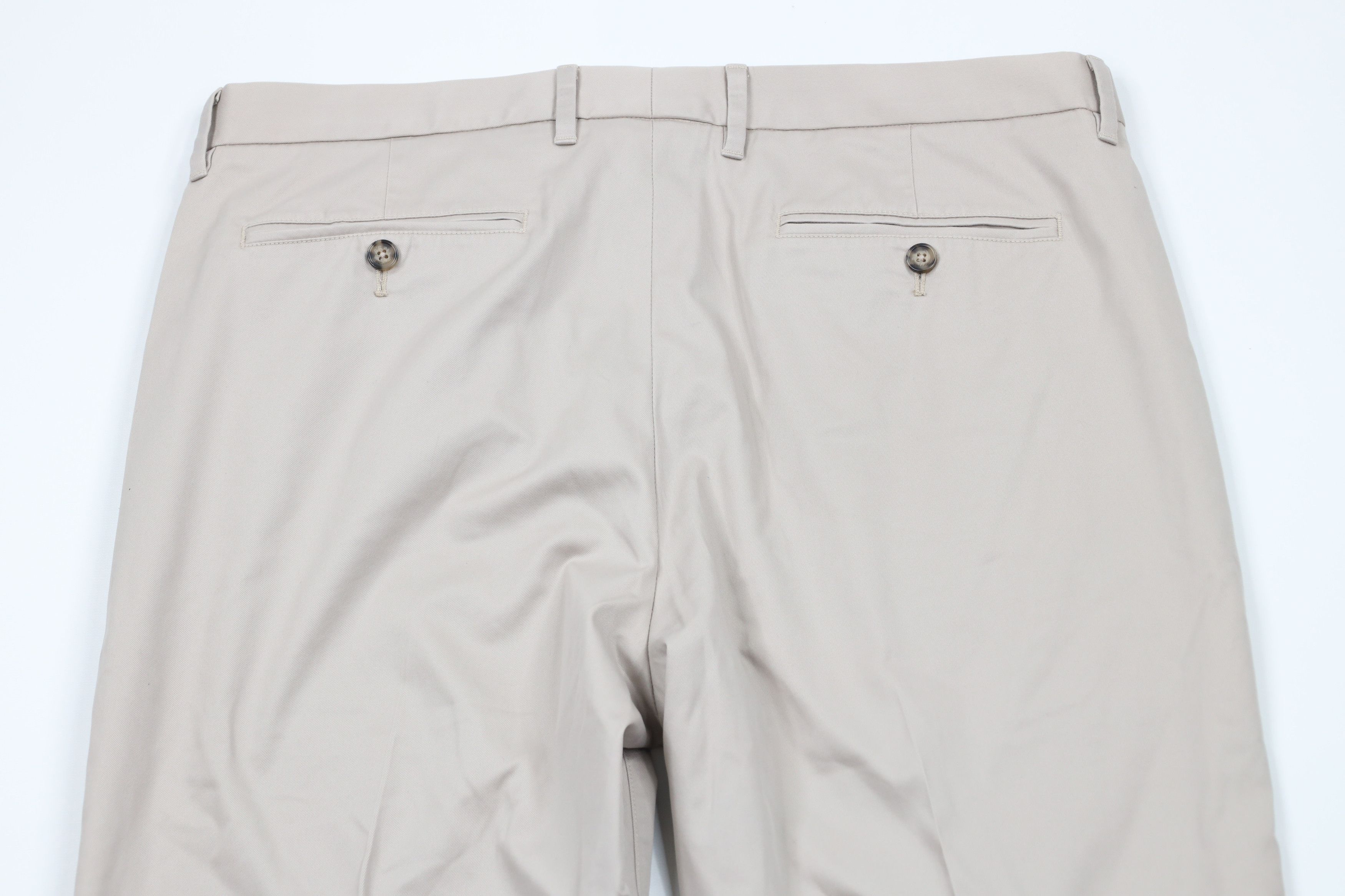 Bonobos × Vintage Bonobos Fit Wednesday Flat Front Chino Pants Trousers Beige Size US 35 - 9 Thumbnail