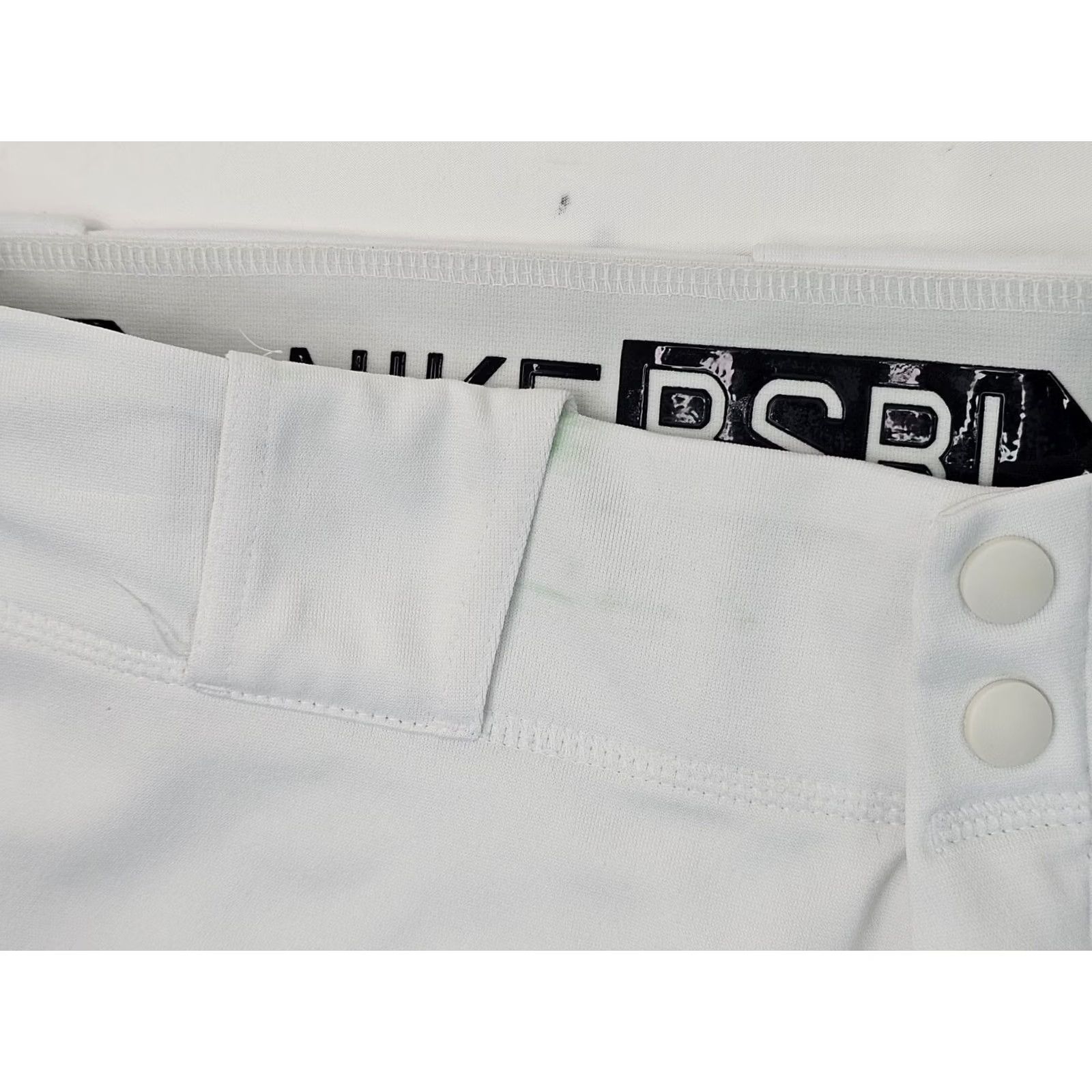 Nike VINTAGE Nike Vapor Select Baseball BSBL Straight Leg Pants Men 2XL XXL White Green Size US 39 - 5 Thumbnail