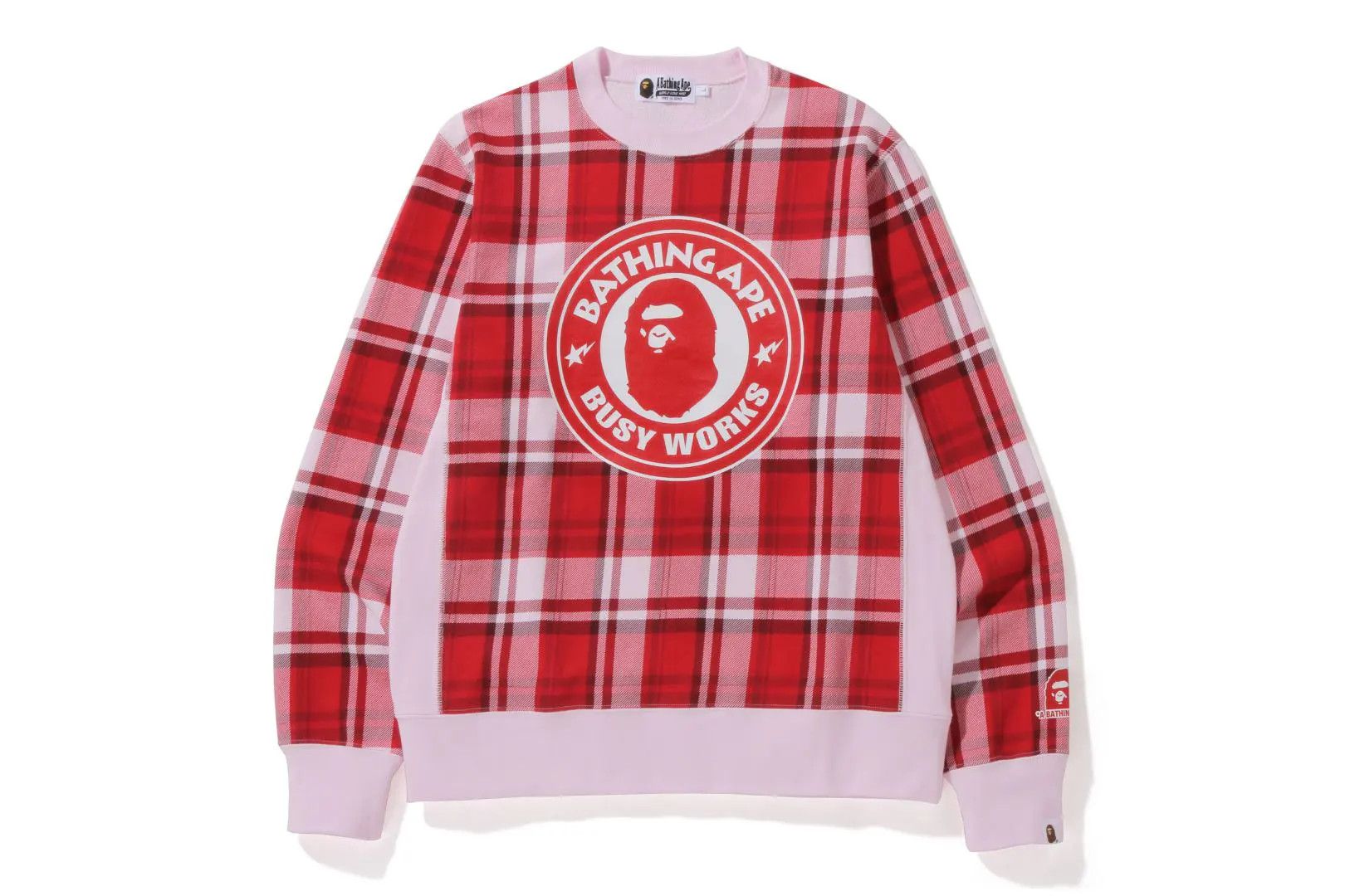 BAPE Check Gift Crewneck