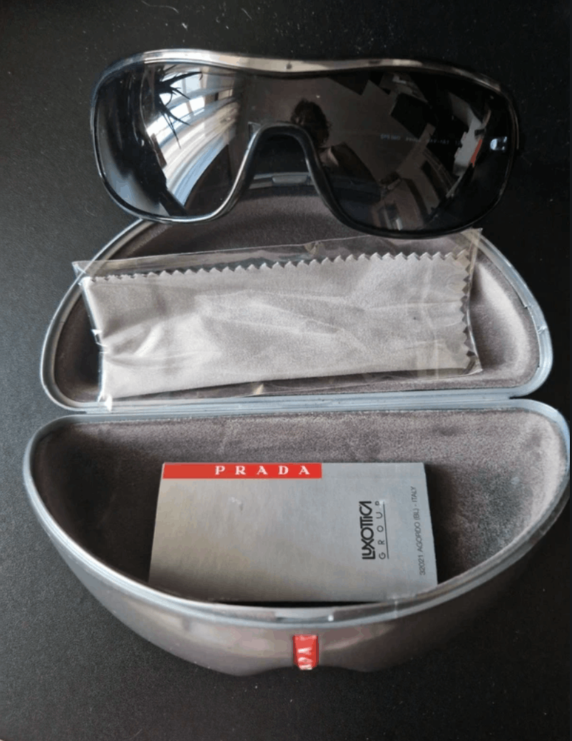 Prada PRADA Sunglasses Flame Star Wrap Star Rimless Luna Rossa Size ONE SIZE - 3 Thumbnail