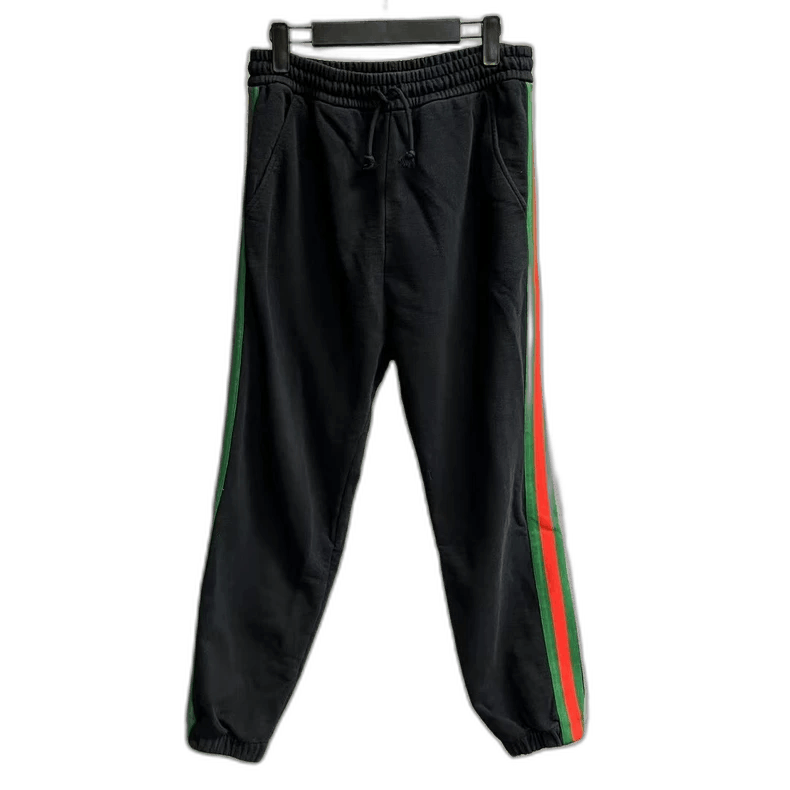 Gucci Gucci Black Long Knit Sports Pants Size US 26 / EU 42 - 1 Thumbnail