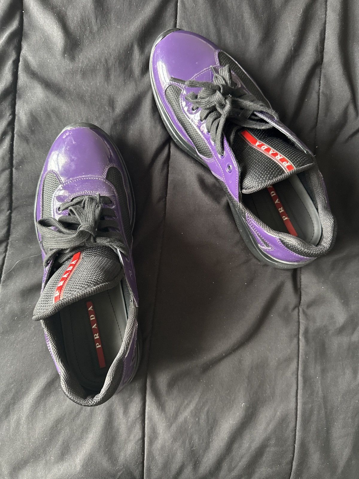 Prada Prada america cup BLK/PRPL Size US 10.5 / EU 43-44 - 7 Thumbnail