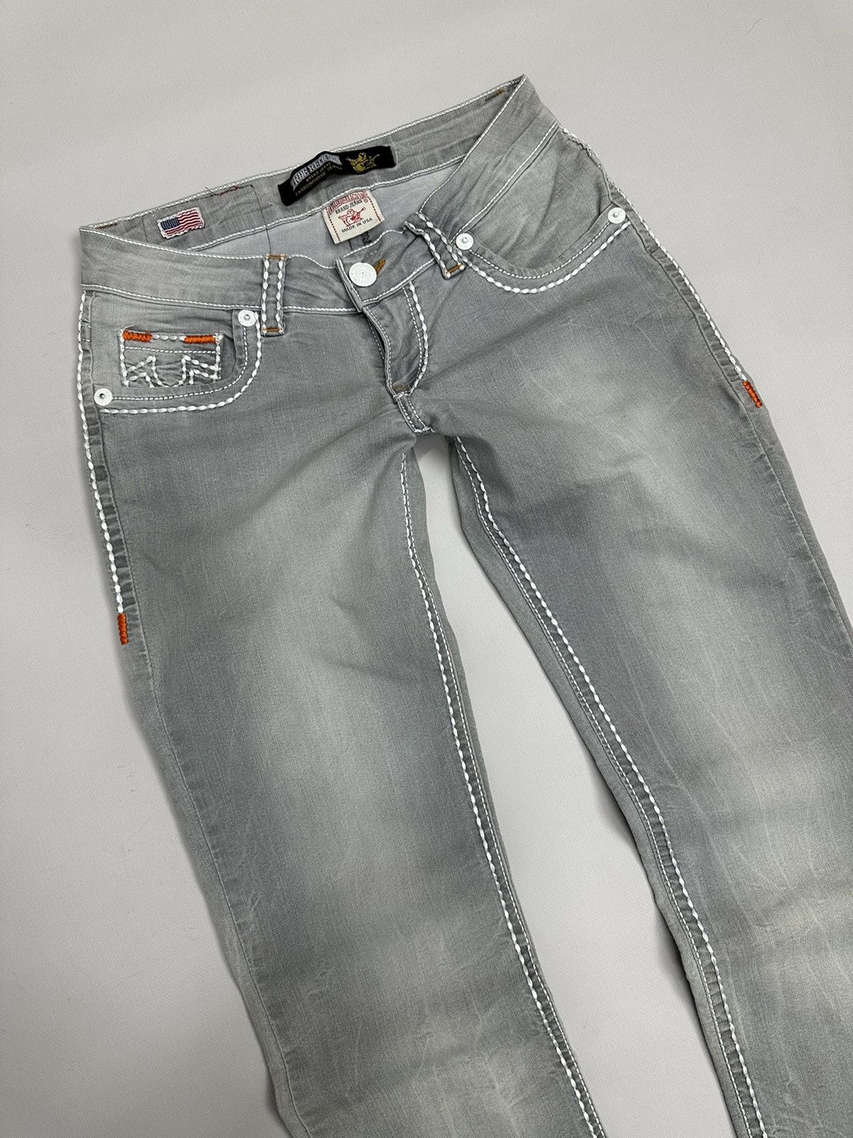 True Religion Vintage True Religion Slim Pants Distressed Y2k Japanese GOA Size 27" / US 4 / IT 40 - 4 Thumbnail