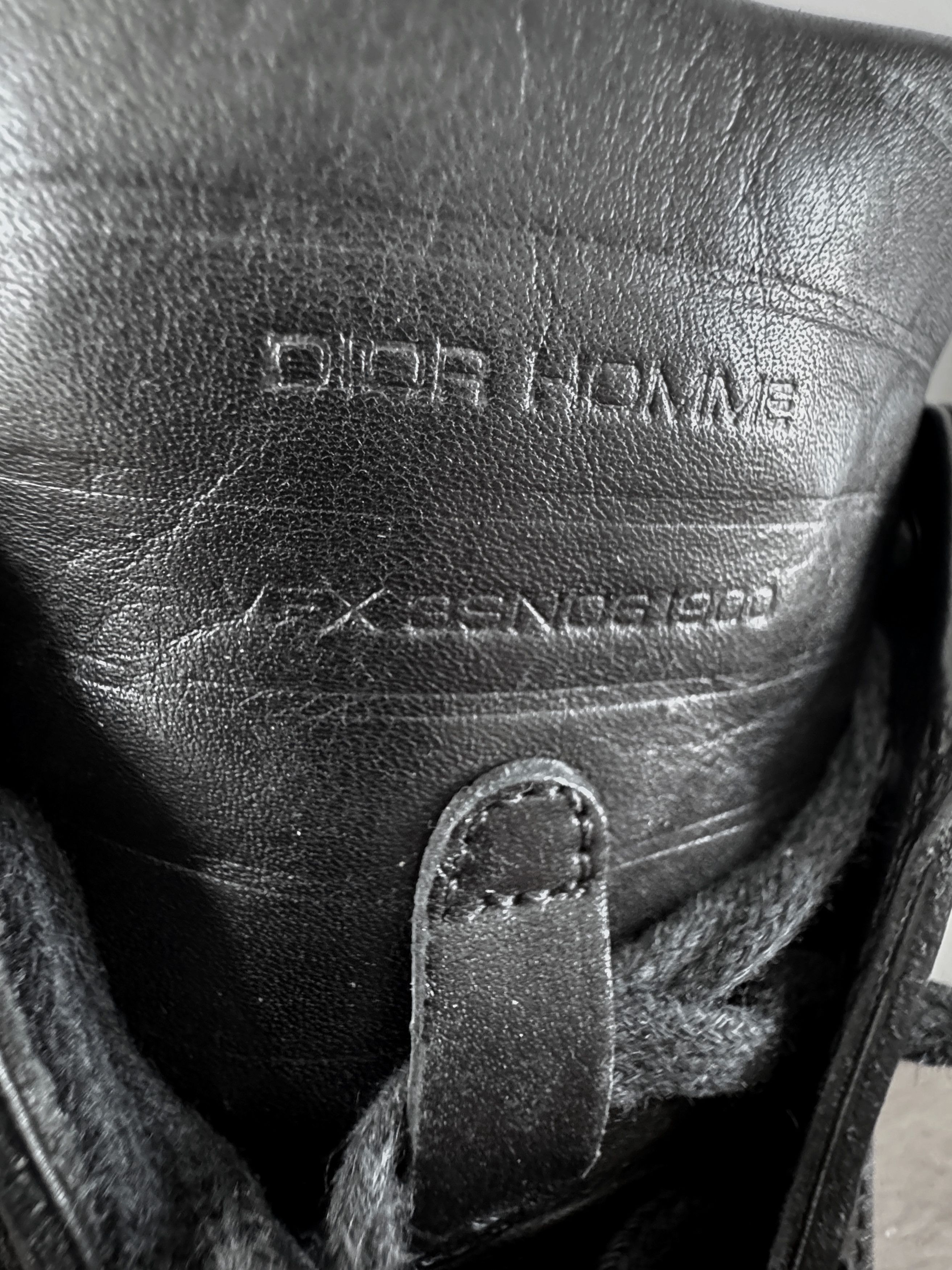 Dior Dior Homme VFX Men Low Top Sneaker Black Leather Size US 9.5 / EU 42-43 - 2 Thumbnail