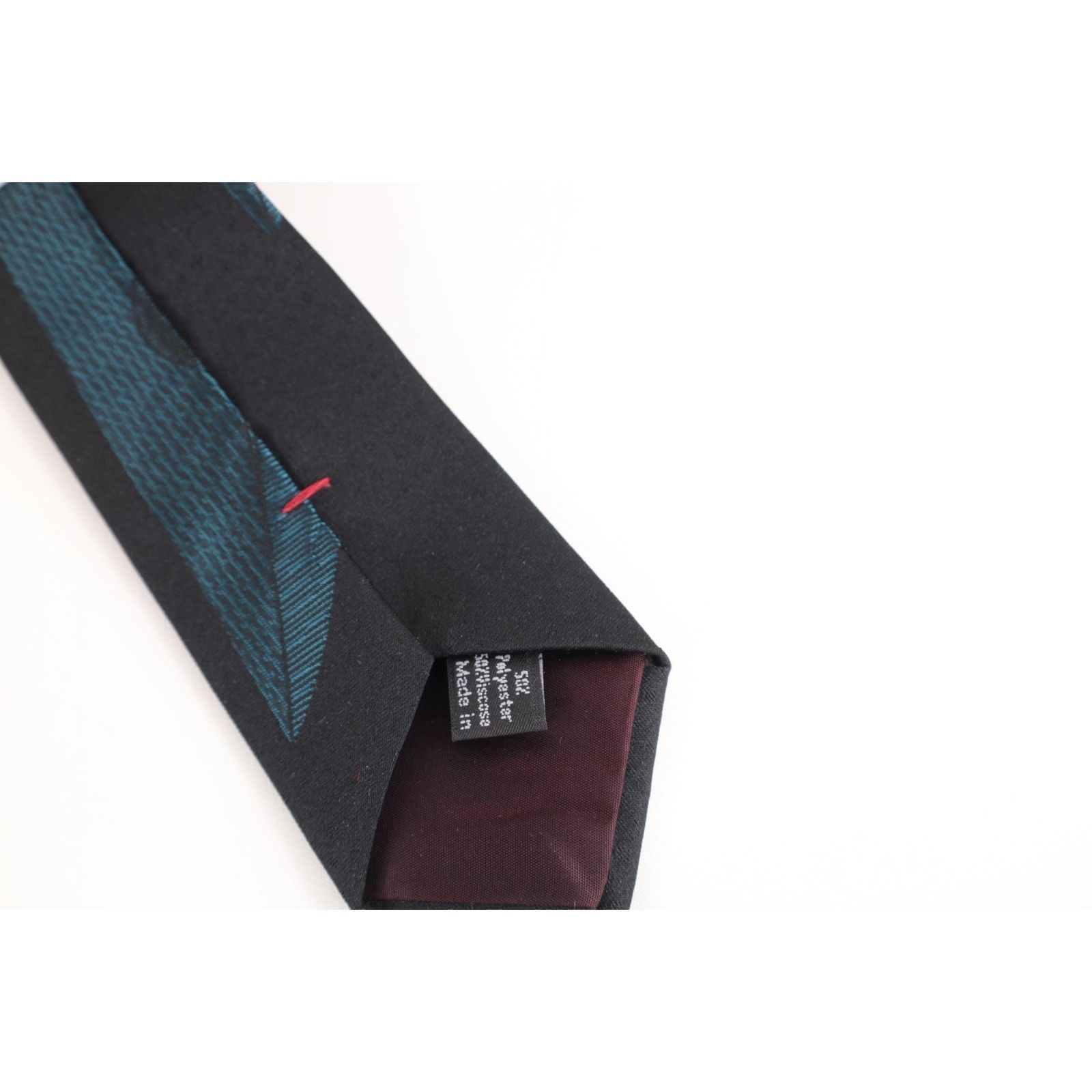 Vintage Vintage 80s 90s Streetwear Geometric Art Neck Tie Wedding Size ONE SIZE - 5 Thumbnail