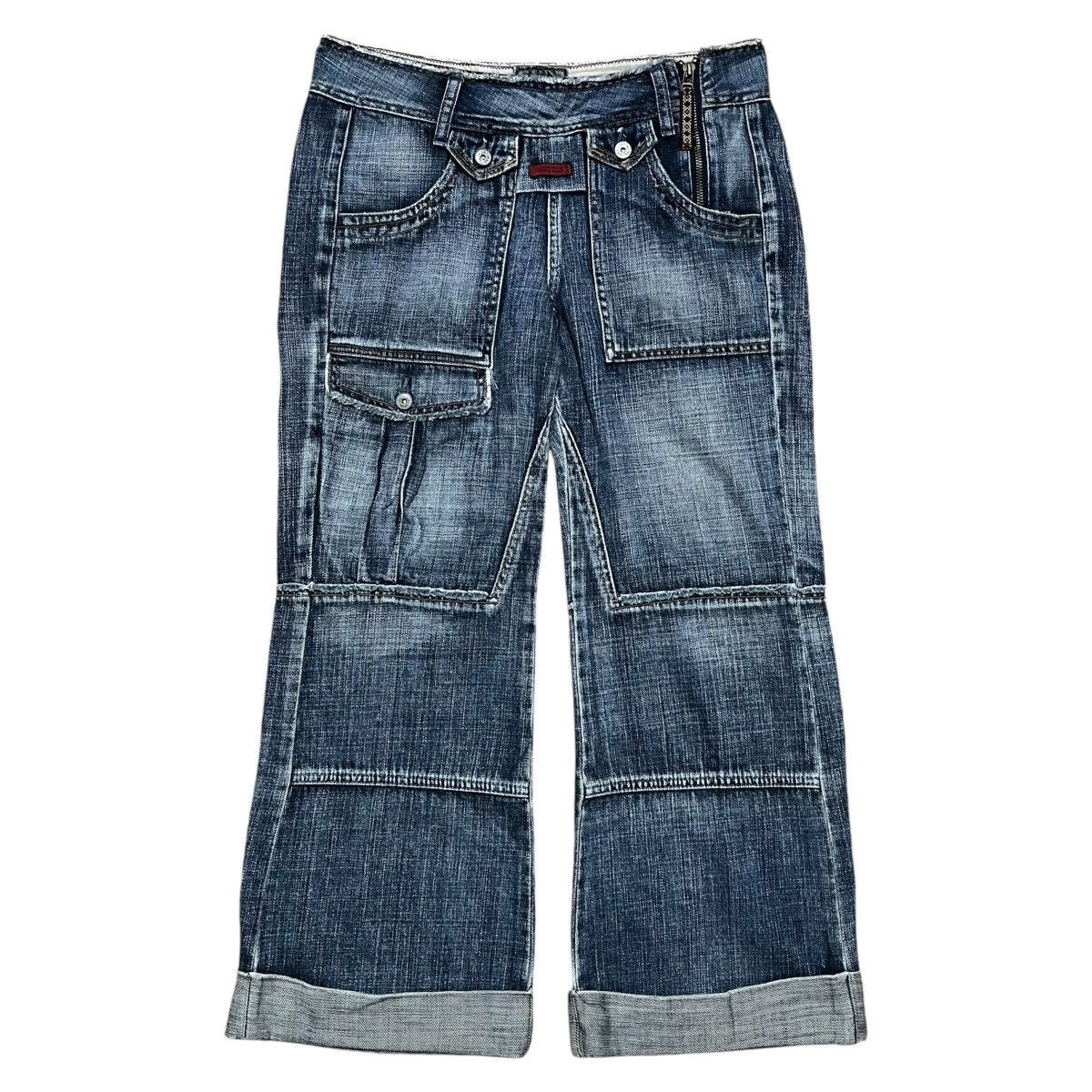 Marithe + Francois Girbaud Marithe Francois Girbaud Side Zipper Baggy Jeans Size US 30 / EU 46 - 2 Thumbnail
