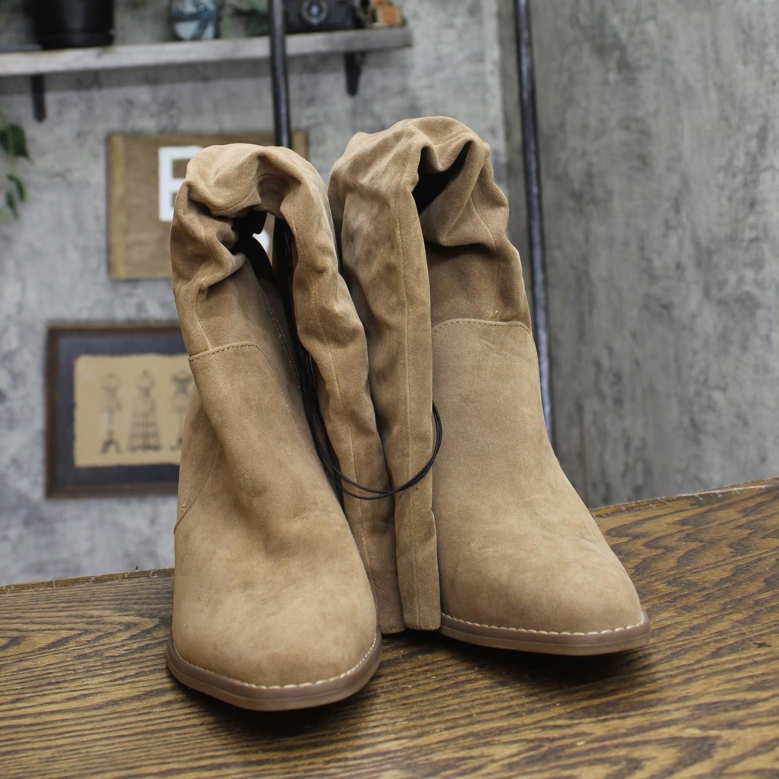 Other Nwt Universal Thread Dress Boots 88098585 Taupe Brown 11m Size US 11 / IT 41 - 4 Thumbnail