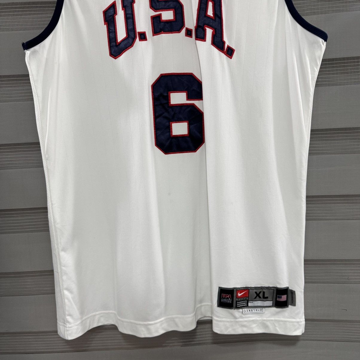 Nike LeBron James #6 Team USA 2007 Olympics Nike Authentic Jersey Size US XL / EU 56 / 4 - 5 Thumbnail