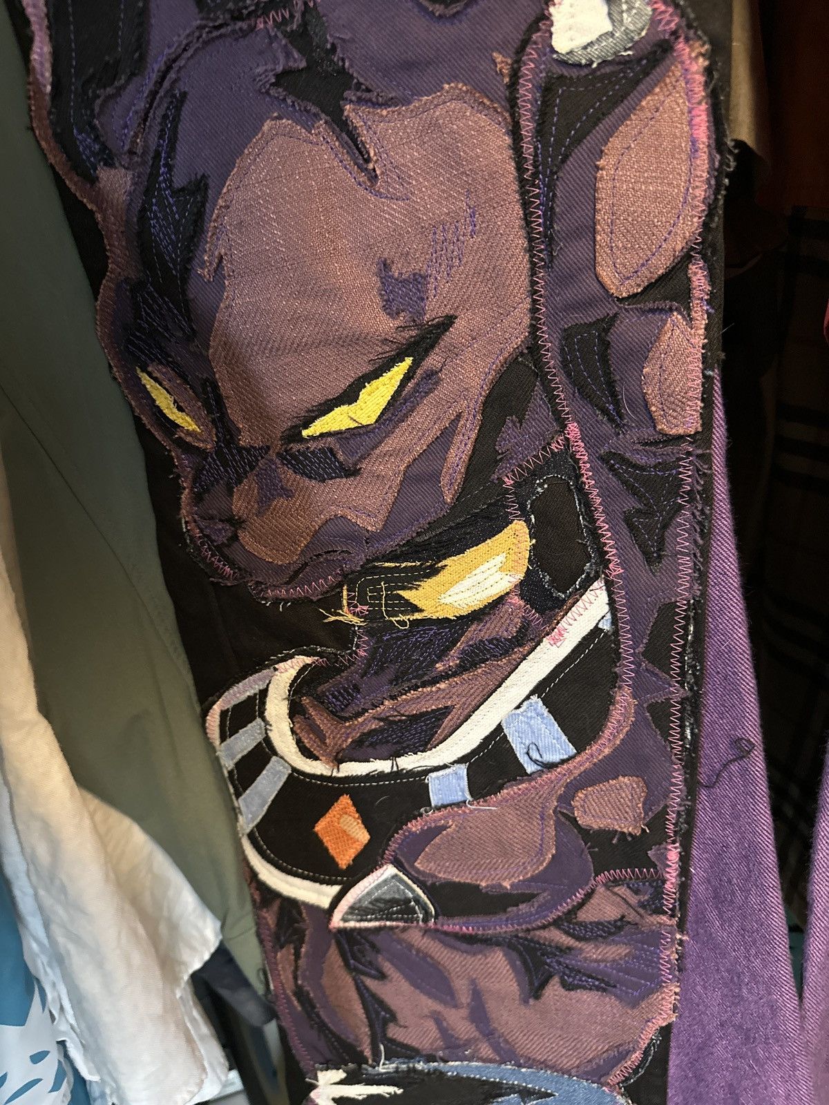 Designer UBU Tim/ Denimfish Beerus Dragon Ball Super jeans Size US 36 / EU 52 - 2 Thumbnail