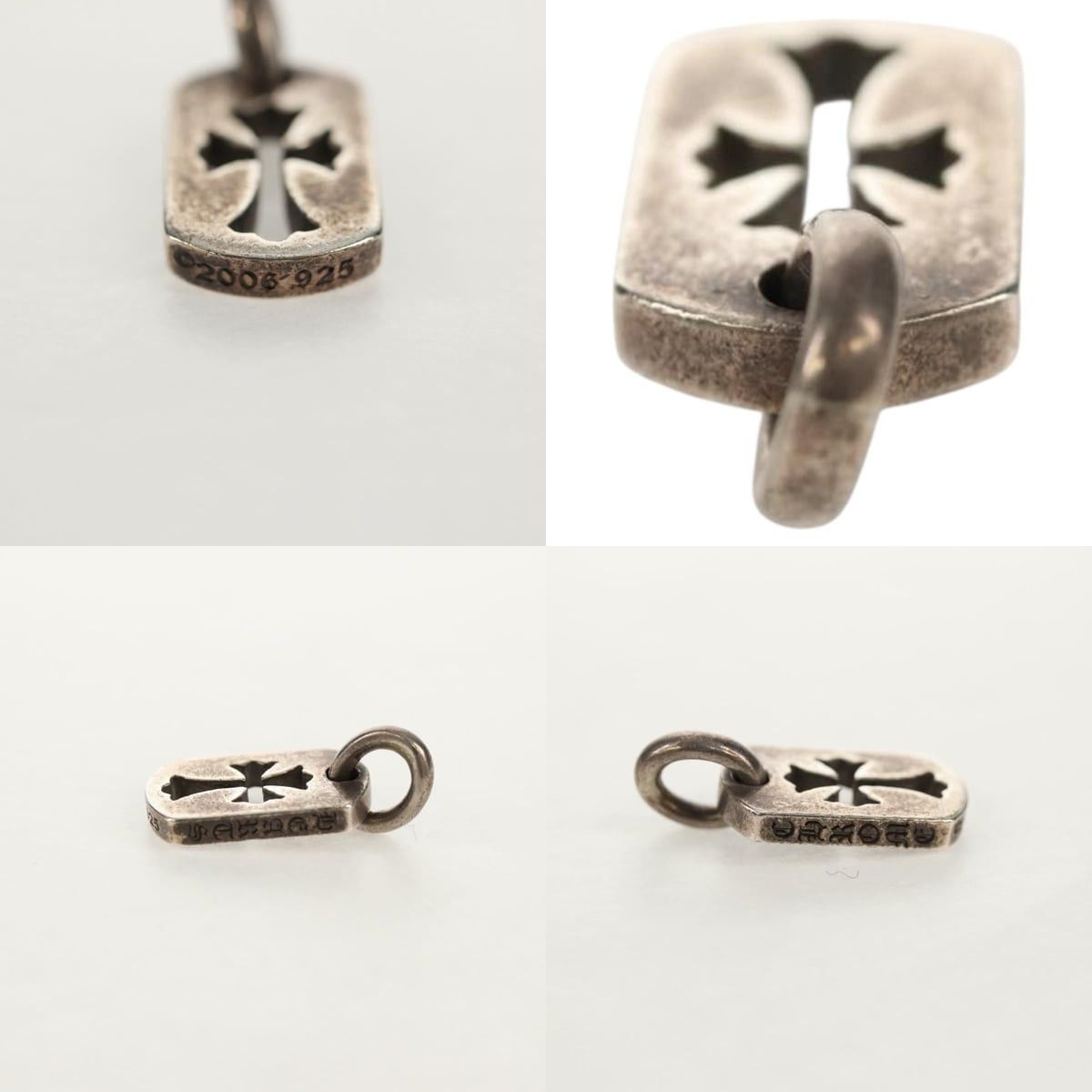 Chrome Hearts Chrome Hearts Tiny Cutout Cross Dog Tag Pendant Top Size ONE SIZE - 3 Thumbnail