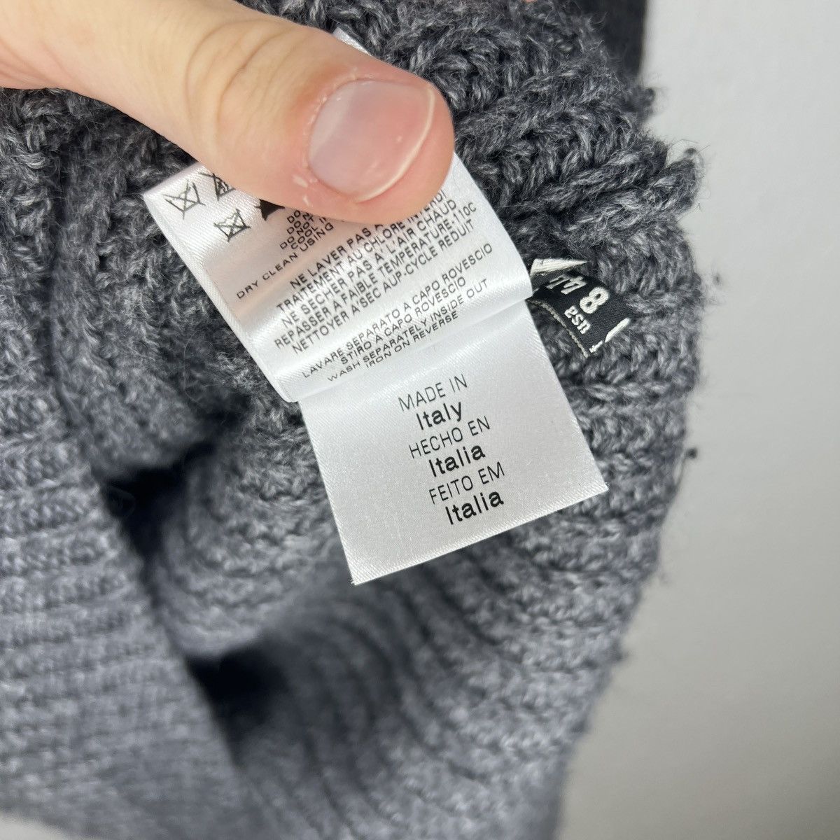 Designer × Love Moschino × Moschino Moschino Wool Alpaca Sweater Jumper Knitwear Grey Casual Size M / US 6-8 / IT 42-44 - 8 Thumbnail