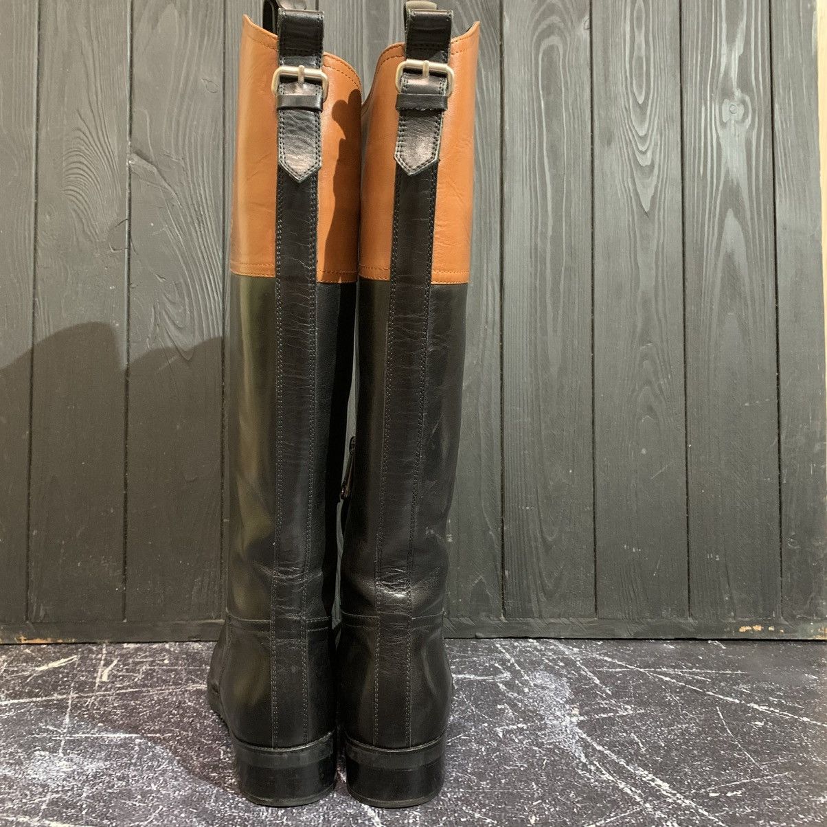 Bally BALLY Black & Brown Leather Boots Mid Size 37 Size US 7 / IT 37 - 7 Thumbnail